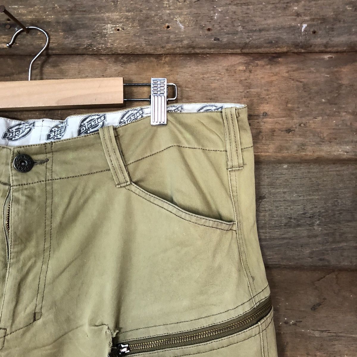 Dickies Dickies thrashed vintage distressed cargo Green Pants #7098 Size US 36 / EU 52 - 5 Thumbnail