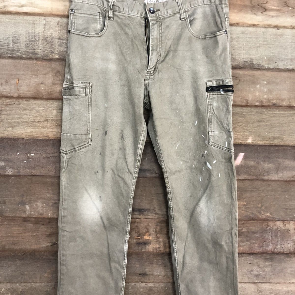 Faded Glory DLL Scot. Inc Grey Multipocket Tactical Cargo Pants #c1221 Size US 32 / EU 48 - 4 Thumbnail