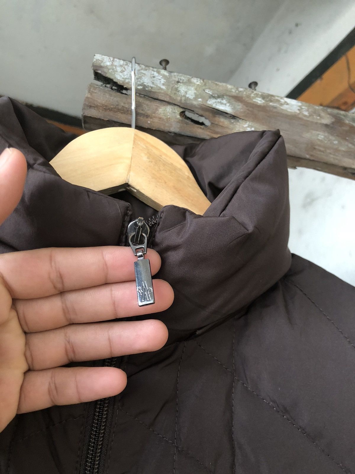 Moncler Vintage Moncler Brown Down Long Jacket Size XXS / US 00 / IT 34 - 9 Thumbnail