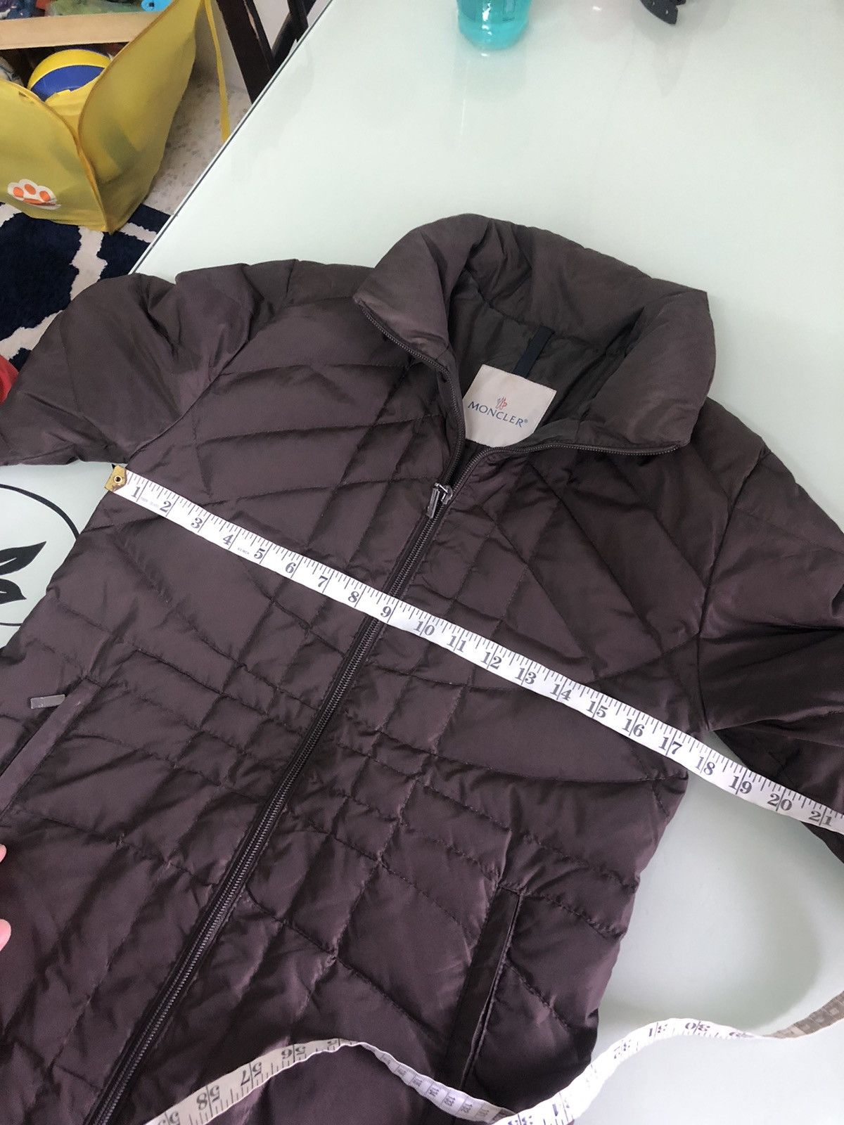 Moncler Vintage Moncler Brown Down Long Jacket Size XXS / US 00 / IT 34 - 24 Thumbnail