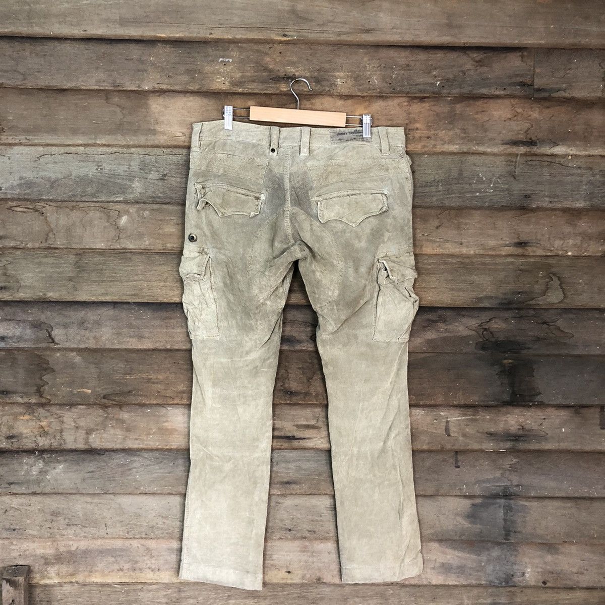 Jimmy Taverniti DLL Jimmy taverniti faded Multipocket Cargo Pants #c1220 Size US 31 - 9 Thumbnail