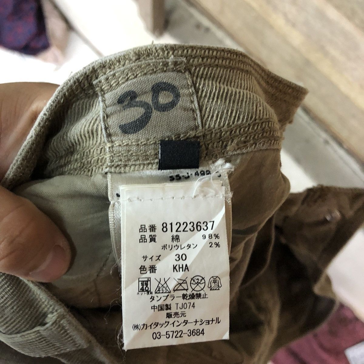 Jimmy Taverniti DLL Jimmy taverniti faded Multipocket Cargo Pants #c1220 Size US 31 - 14 Thumbnail