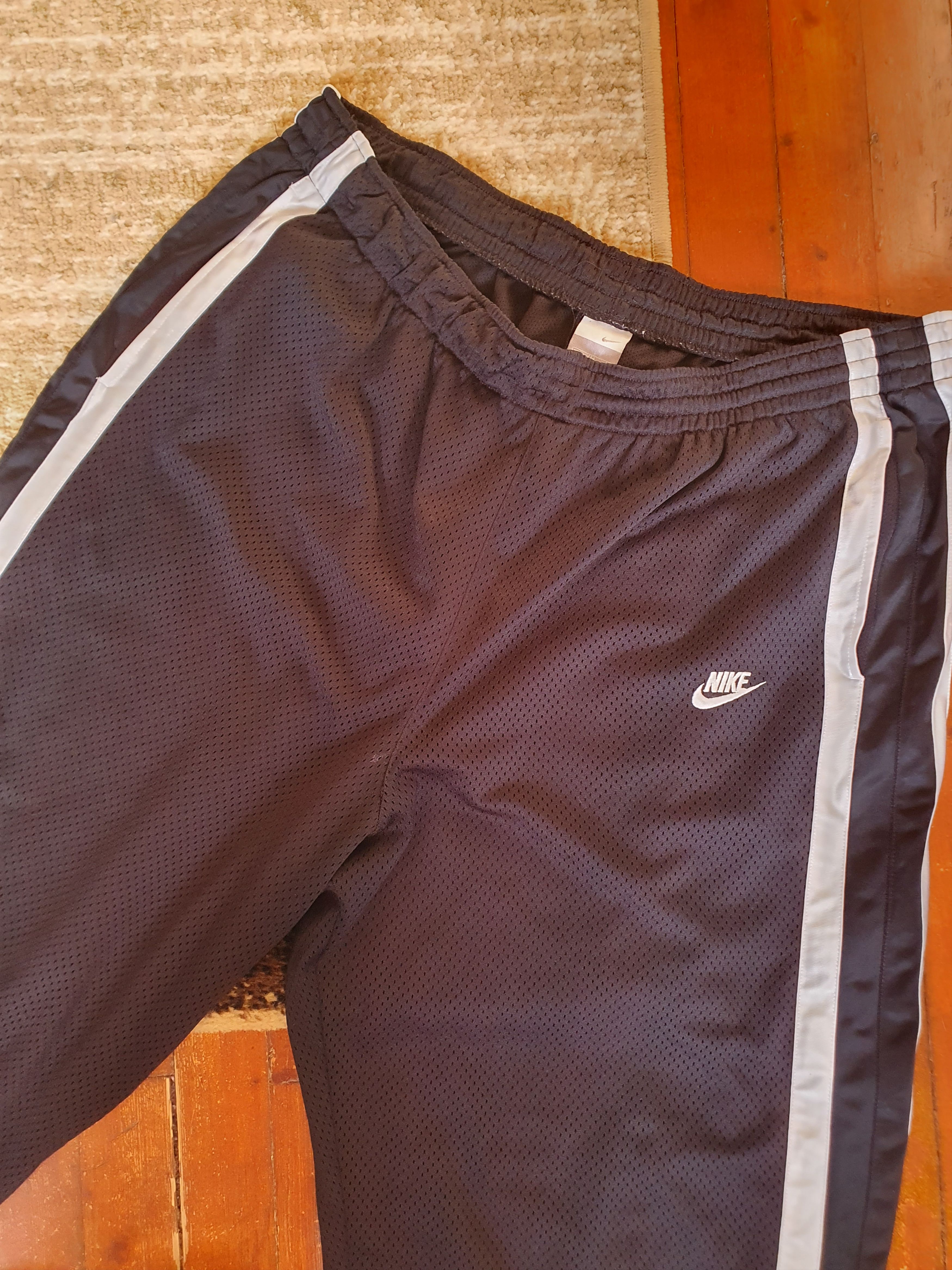 Nike × Vintage Nike Mesh Vtg gray tag SWAG Sweatpants,sz XXL Size US 34 / EU 50 - 5 Thumbnail