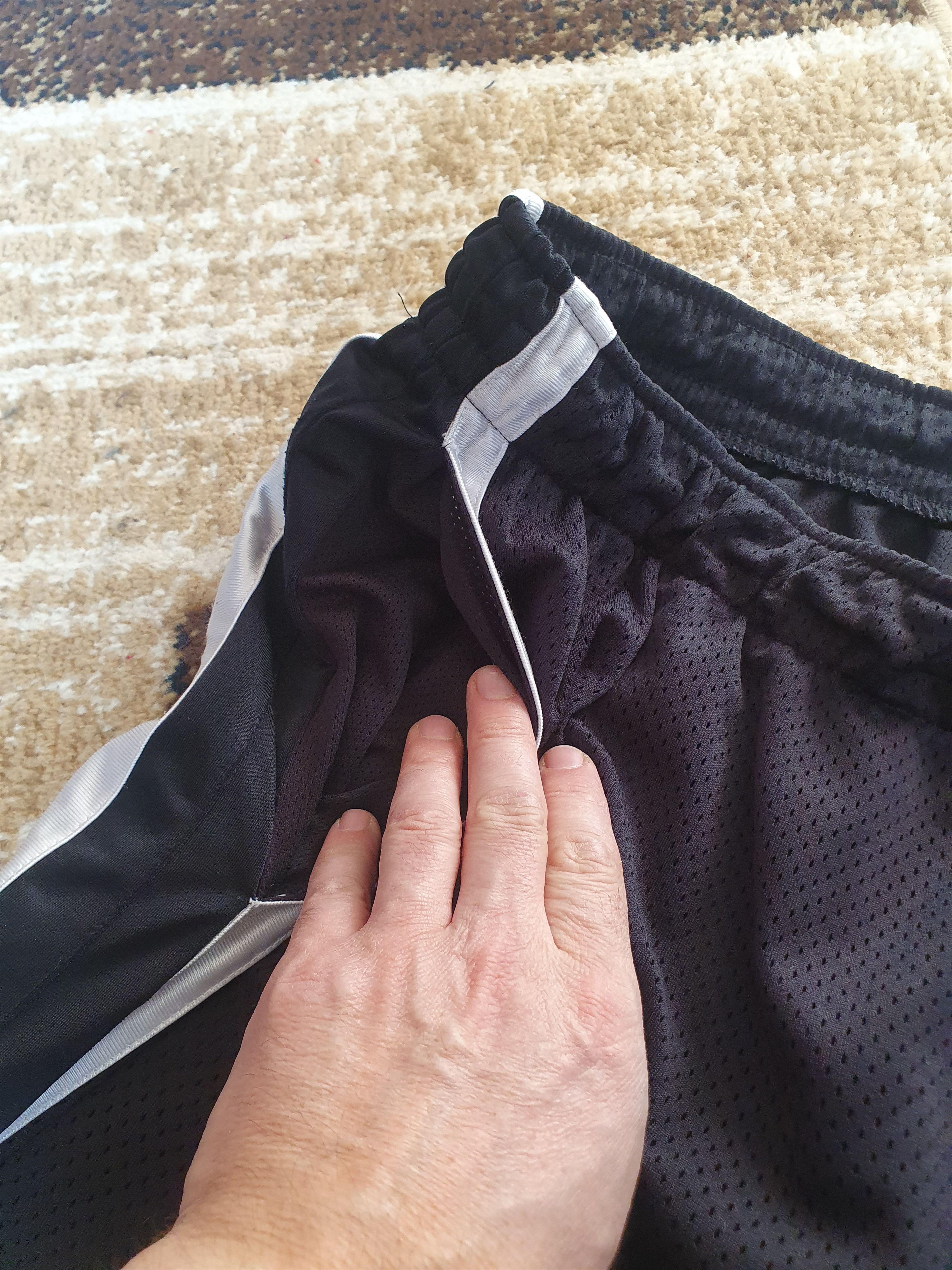 Nike × Vintage Nike Mesh Vtg gray tag SWAG Sweatpants,sz XXL Size US 34 / EU 50 - 8 Thumbnail