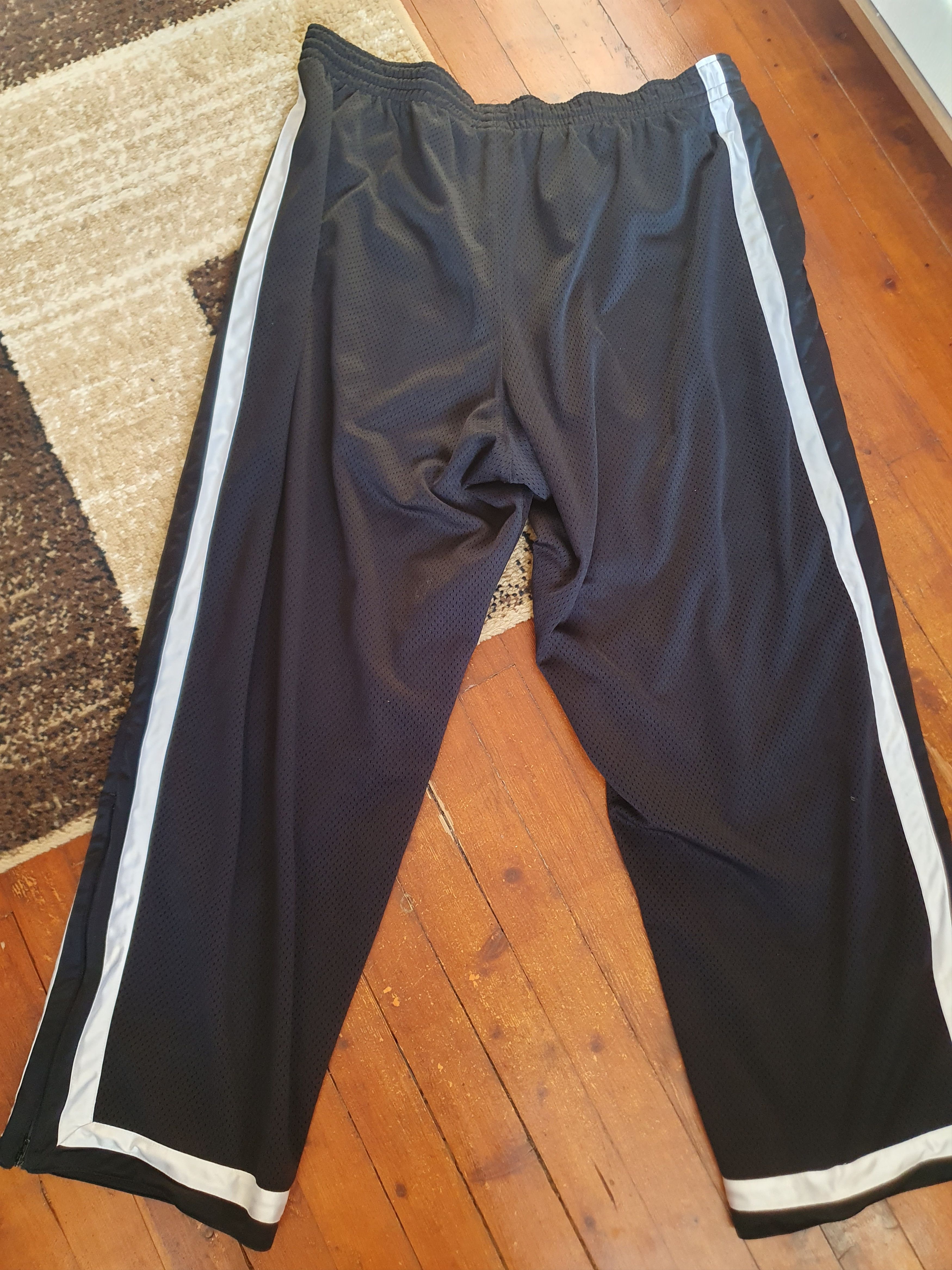 Nike × Vintage Nike Mesh Vtg gray tag SWAG Sweatpants,sz XXL Size US 34 / EU 50 - 15 Thumbnail
