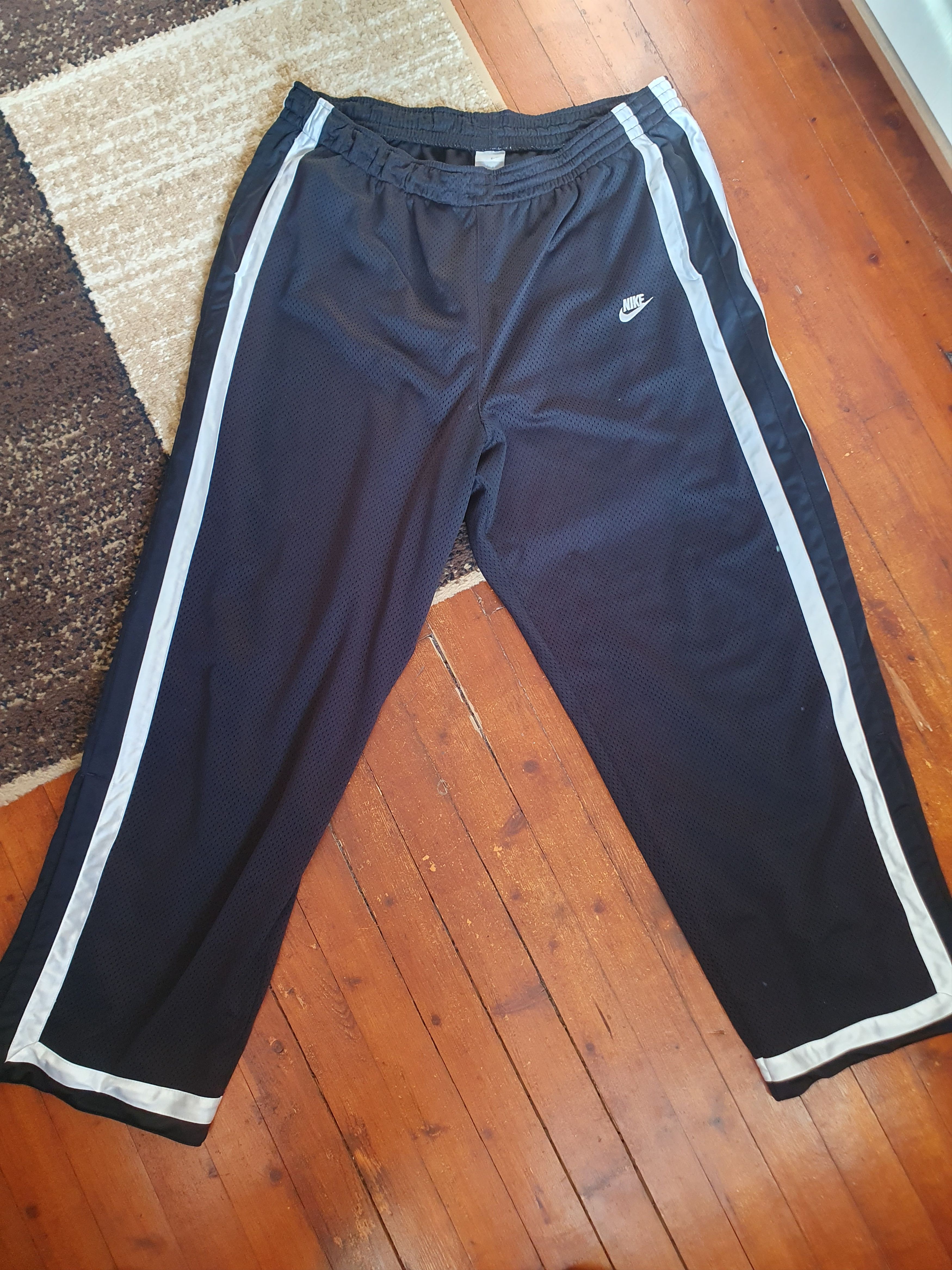 Nike × Vintage Nike Mesh Vtg gray tag SWAG Sweatpants,sz XXL Size US 34 / EU 50 - 2 Thumbnail