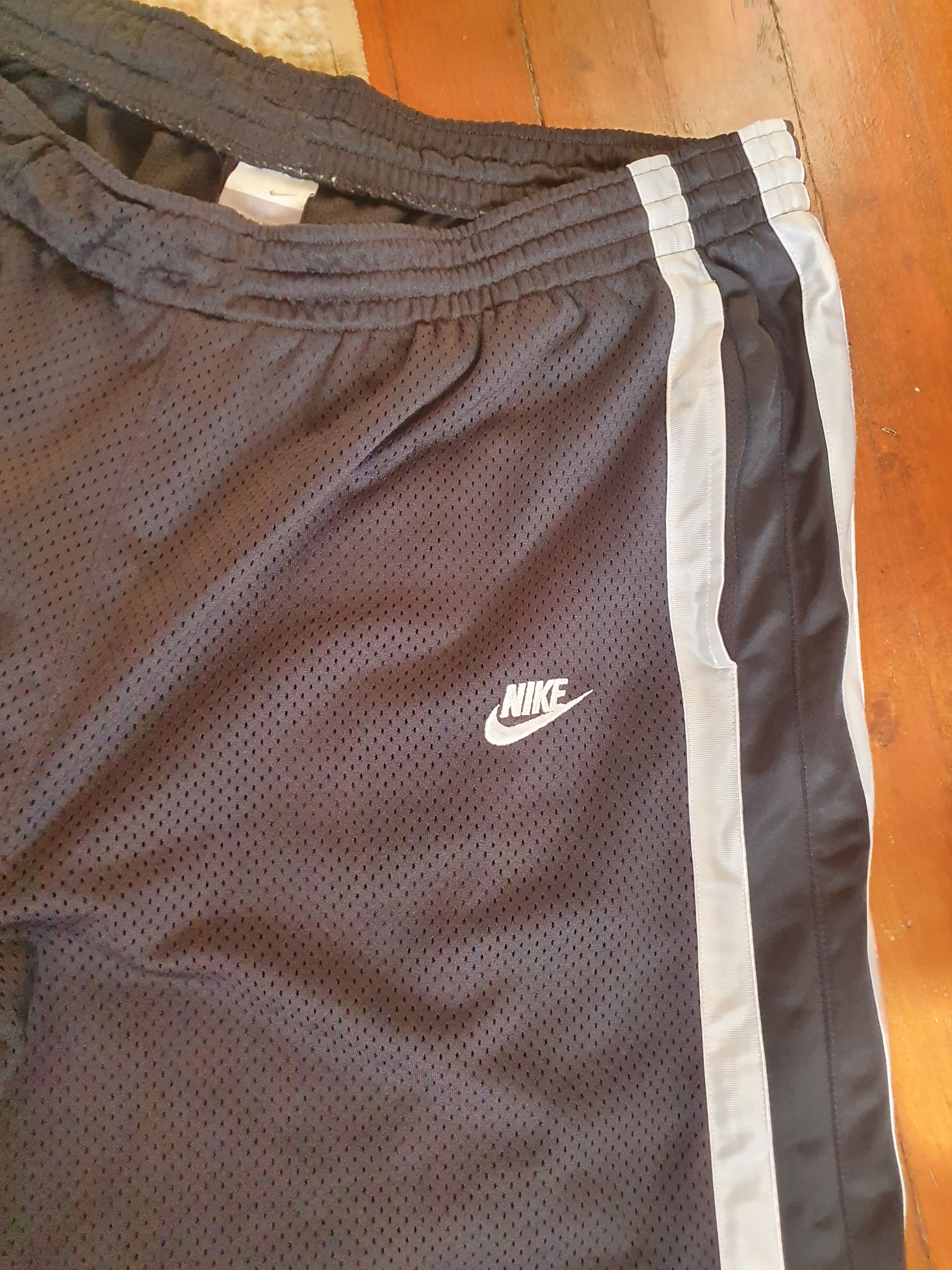 Nike × Vintage Nike Mesh Vtg gray tag SWAG Sweatpants,sz XXL Size US 34 / EU 50 - 6 Thumbnail