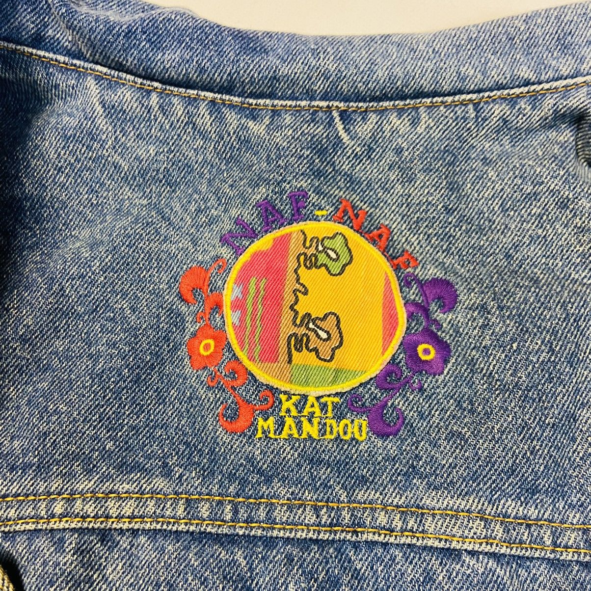 Issey Miyake NAF NAF ARCHIVE 1990s RARE REVERSIBLE JEANS JACKET - № 2139 Size US M / EU 48-50 / 2 - 15 Thumbnail