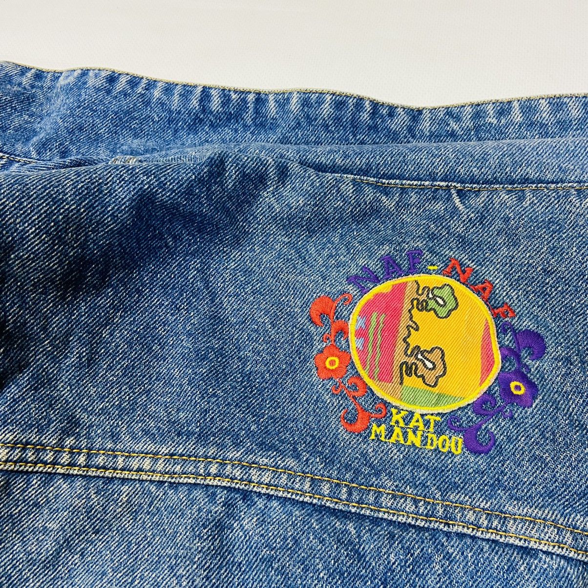 Issey Miyake NAF NAF ARCHIVE 1990s RARE REVERSIBLE JEANS JACKET - № 2139 Size US M / EU 48-50 / 2 - 14 Thumbnail