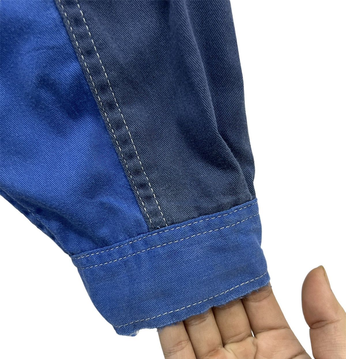 Japanese Brand Vintage Suzuki Mechanic Coveralls – Blue Industrial Jumpsuit Size US 34 / EU 50 - 14 Thumbnail