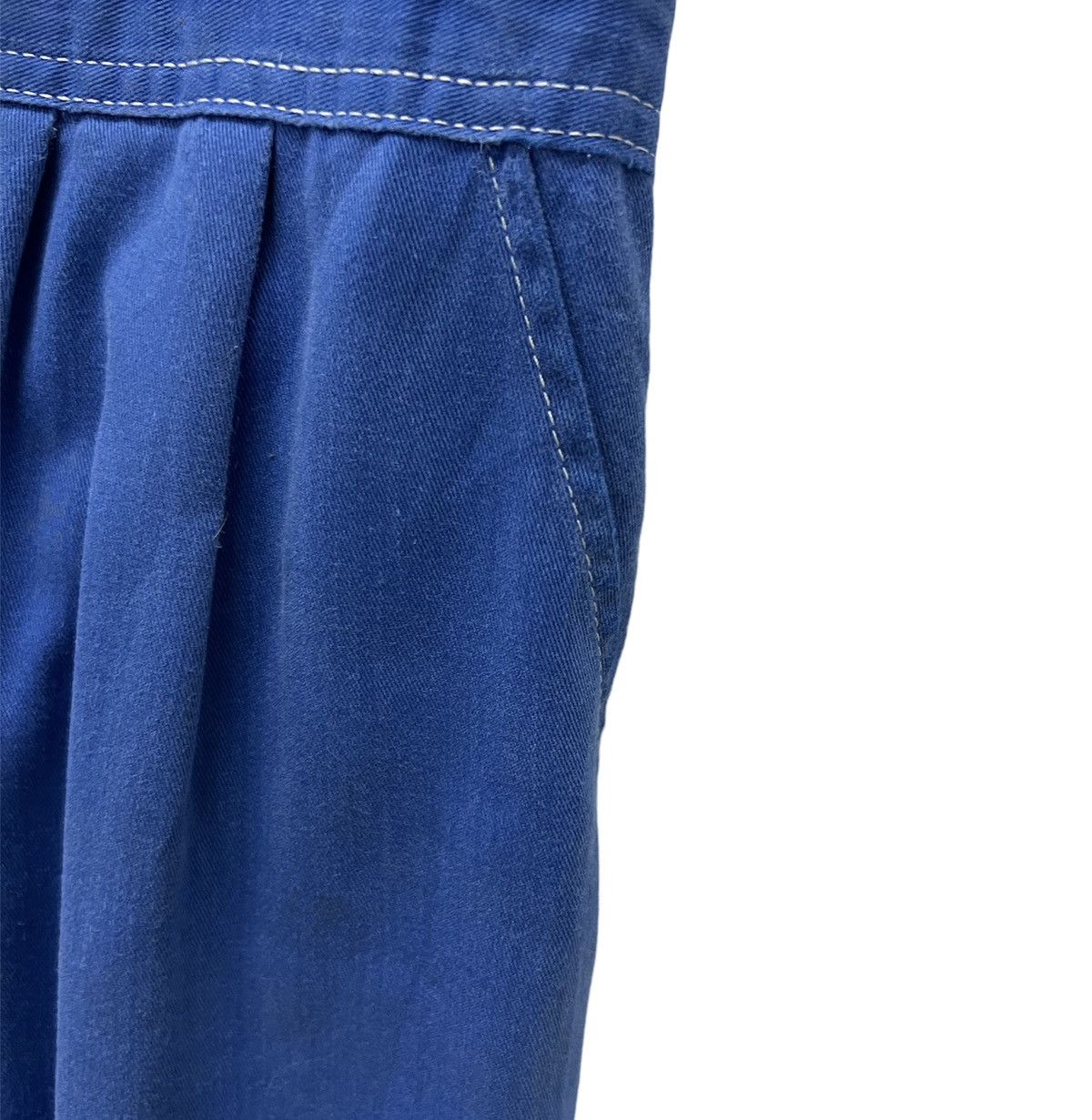 Japanese Brand Vintage Suzuki Mechanic Coveralls – Blue Industrial Jumpsuit Size US 34 / EU 50 - 10 Thumbnail