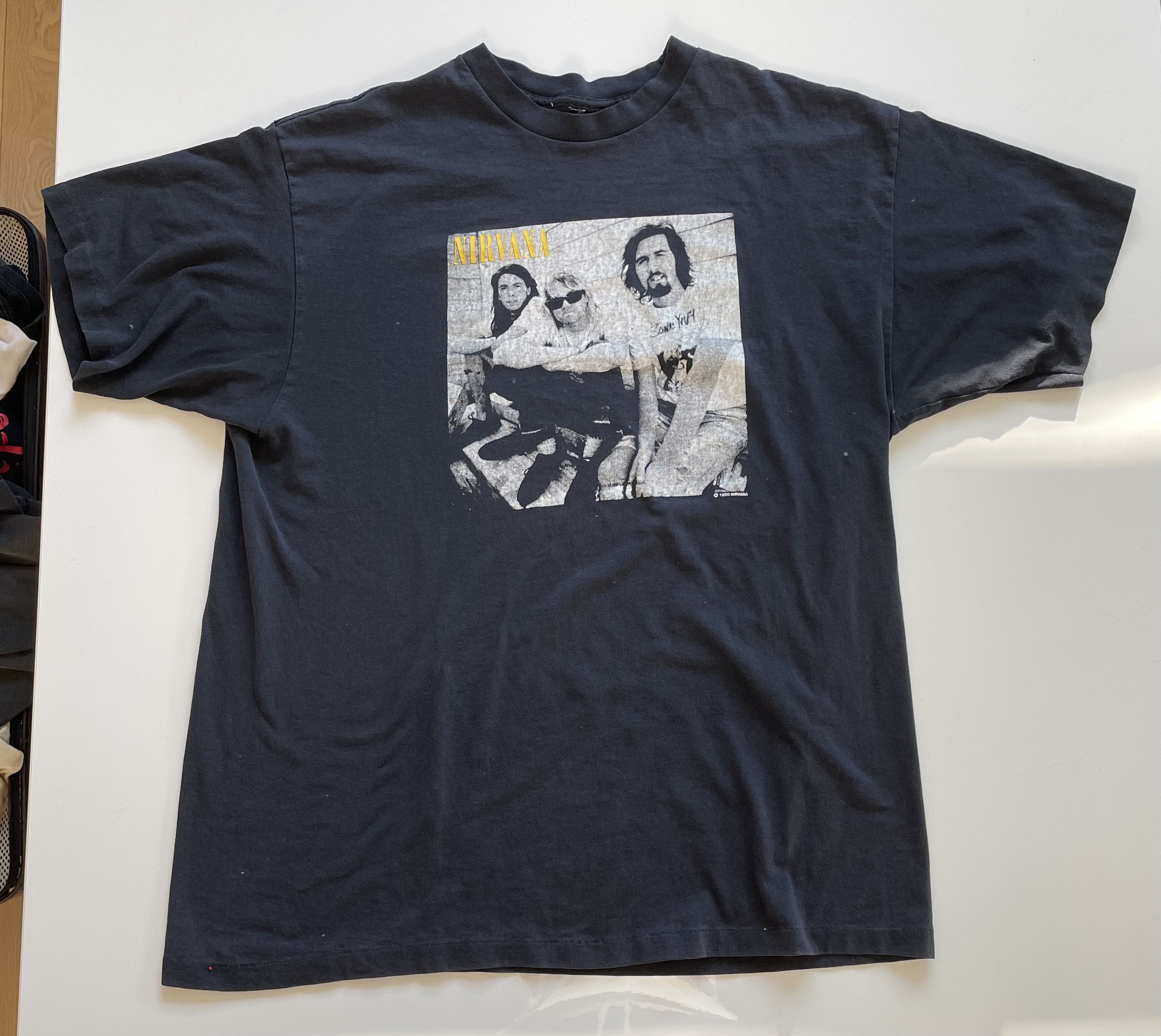 Vintage Nirvana Kurt Cobain T-Shirt 1990