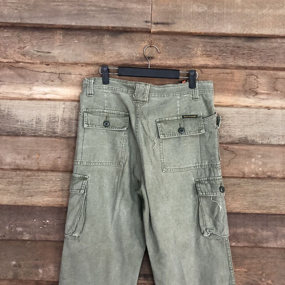 Japanese Brand Spurtion vintage Green Tactical Cargo Pants #c1207 Size US 32 / EU 48 - 9 Thumbnail