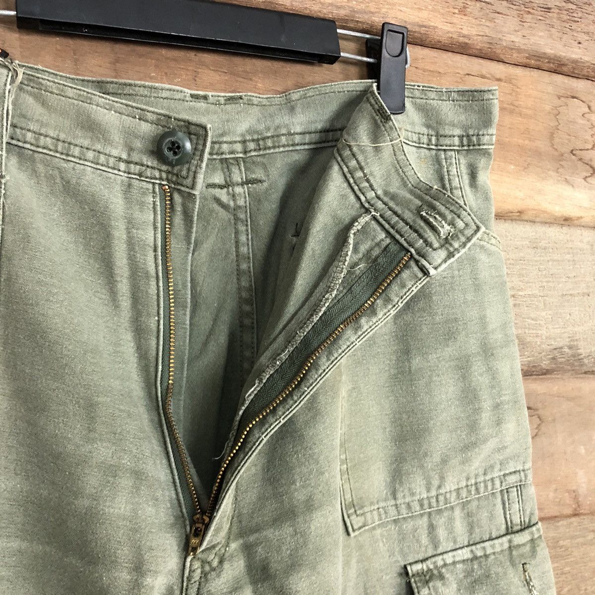 Japanese Brand Spurtion vintage Green Tactical Cargo Pants #c1207 Size US 32 / EU 48 - 7 Thumbnail