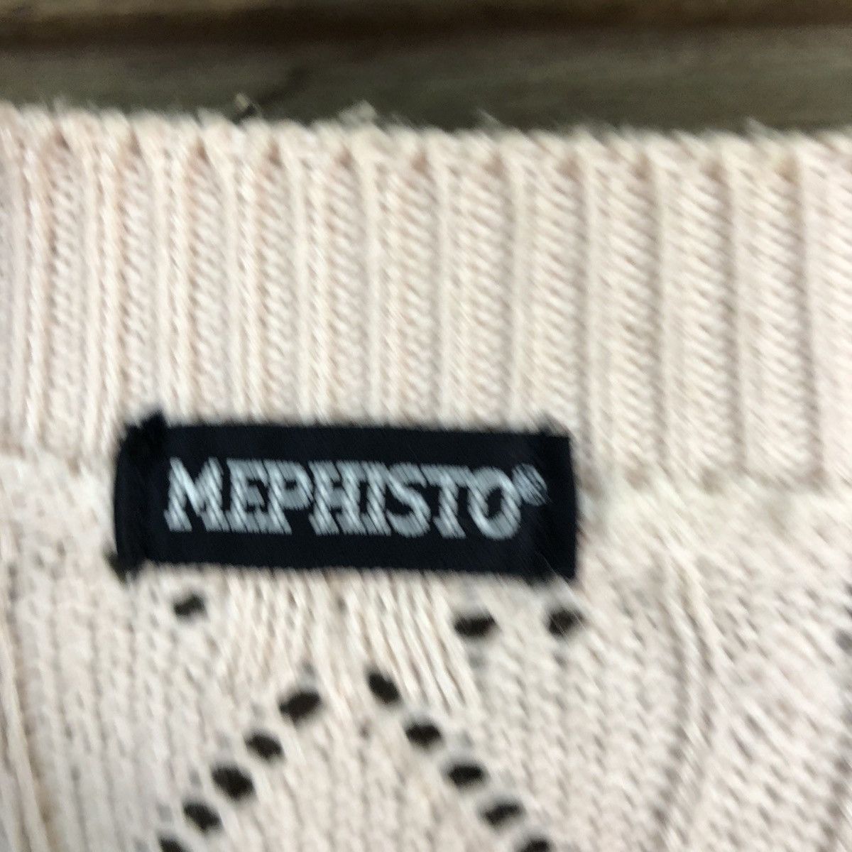 Homespun Knitwear Mephisto Pink crochet meshnet knit Cardigan #365B Size US M / EU 48-50 / 2 - 11 Thumbnail