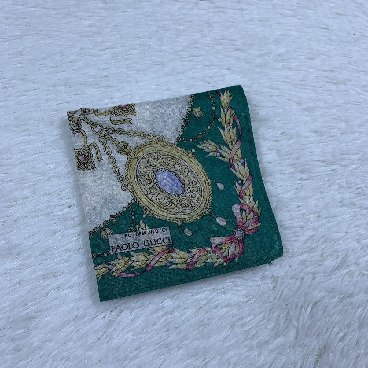 Paolo Gucci × Vintage PAOLO GUCCI handkerchief handky bandana Size ONE SIZE - 4 Thumbnail