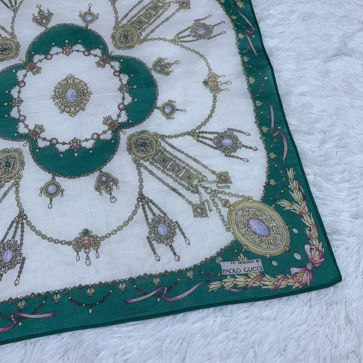 Paolo Gucci × Vintage PAOLO GUCCI handkerchief handky bandana Size ONE SIZE - 10 Thumbnail