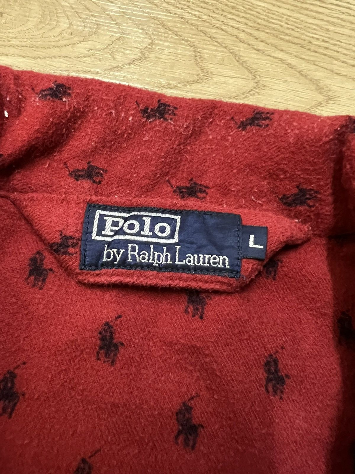 Flannel × Polo Ralph Lauren Polo RL Monogram Flannel Size US L / EU 52-54 / 3 - 9 Thumbnail