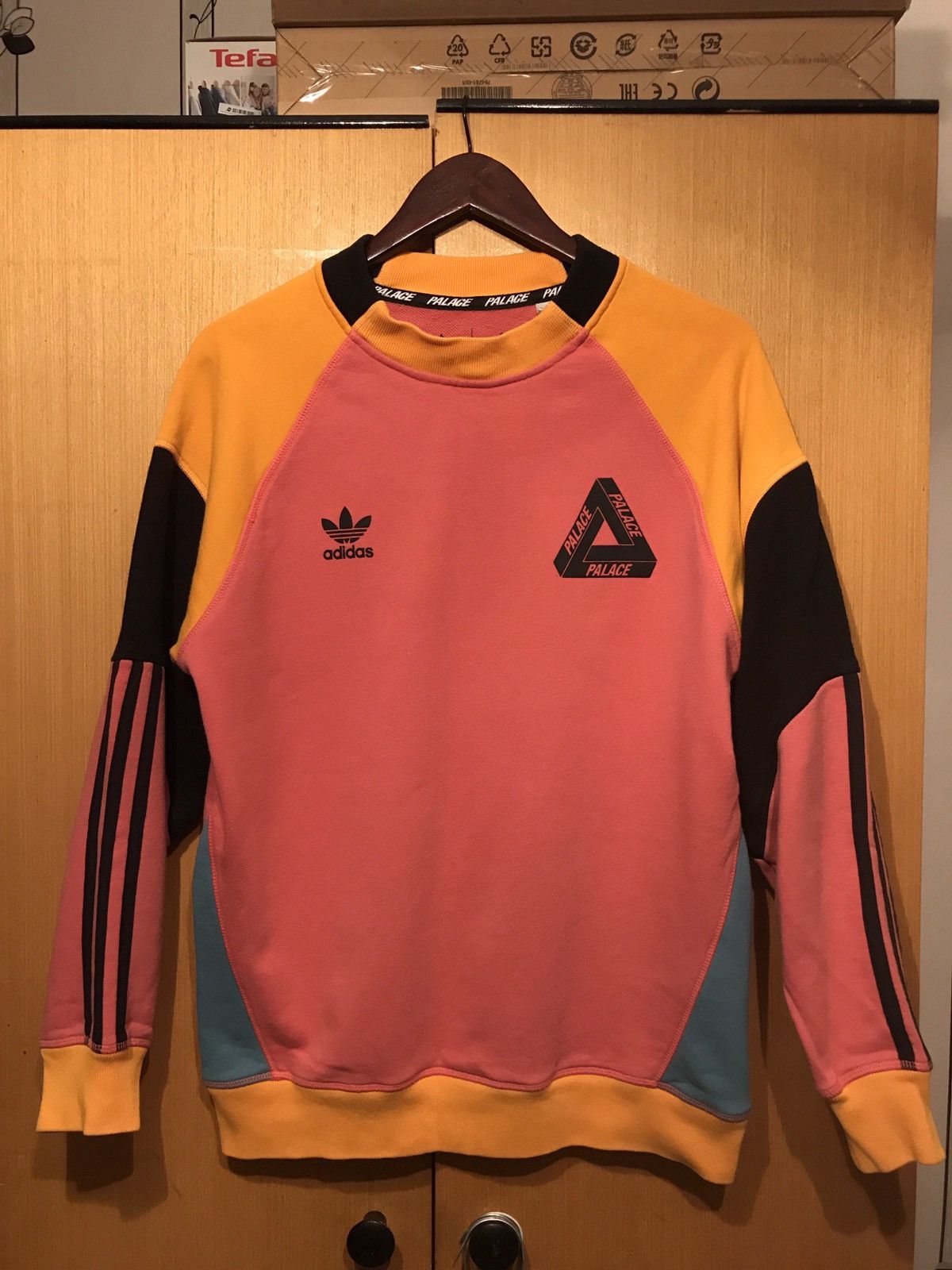 Adidas Palace Adidas Palace SS17 Loopback Crewneck Crew Jumper Hoodie Med Grailed