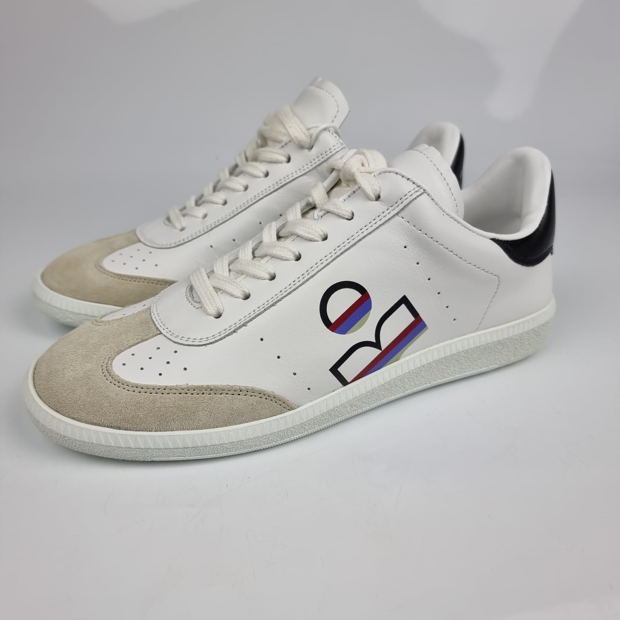 Isabel Marant Bryce White/Black Sneakers New Size 41