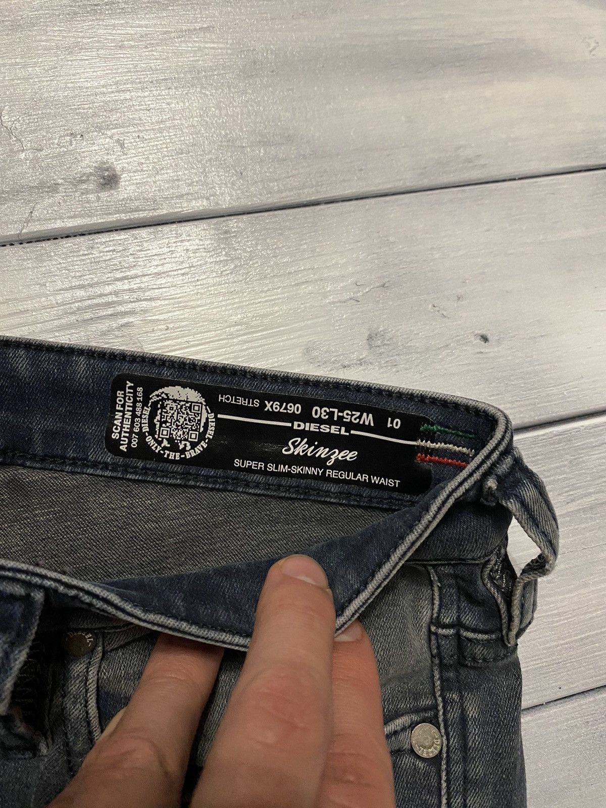 Diesel Rare Vintage Denim Diesel Jeans Punk Style. Size 25" / US 0 / IT 36 - 13 Thumbnail