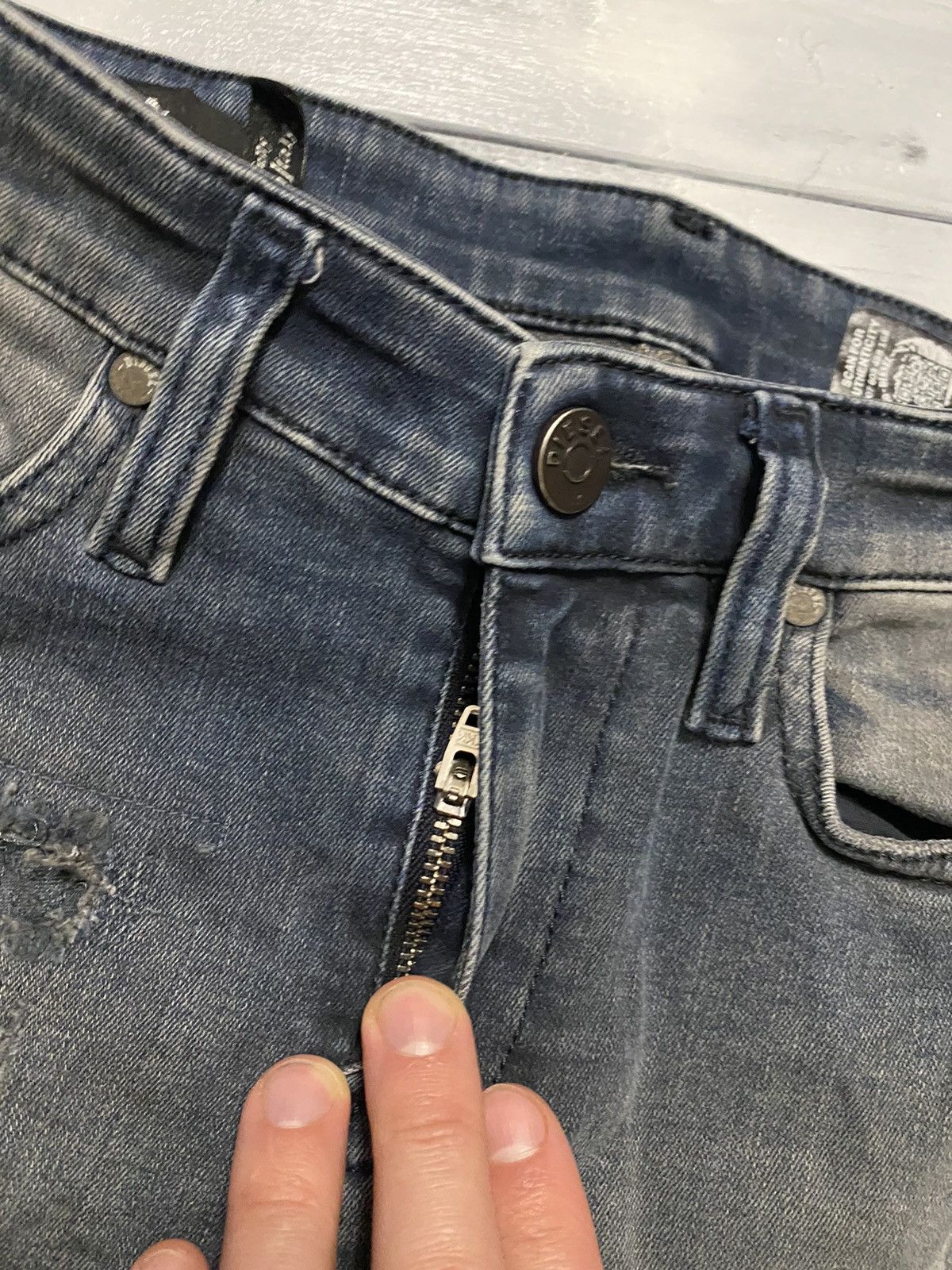 Diesel Rare Vintage Denim Diesel Jeans Punk Style. Size 25" / US 0 / IT 36 - 6 Thumbnail