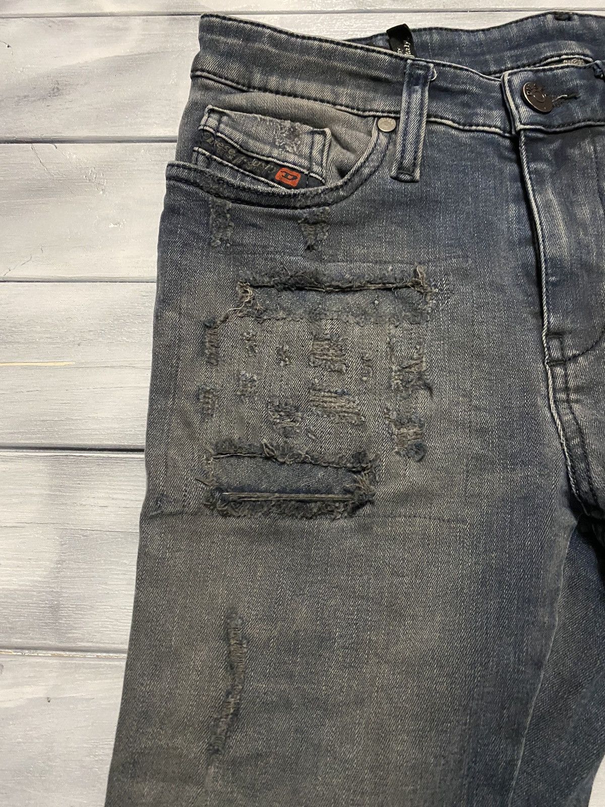 Diesel Rare Vintage Denim Diesel Jeans Punk Style. Size 25" / US 0 / IT 36 - 5 Thumbnail