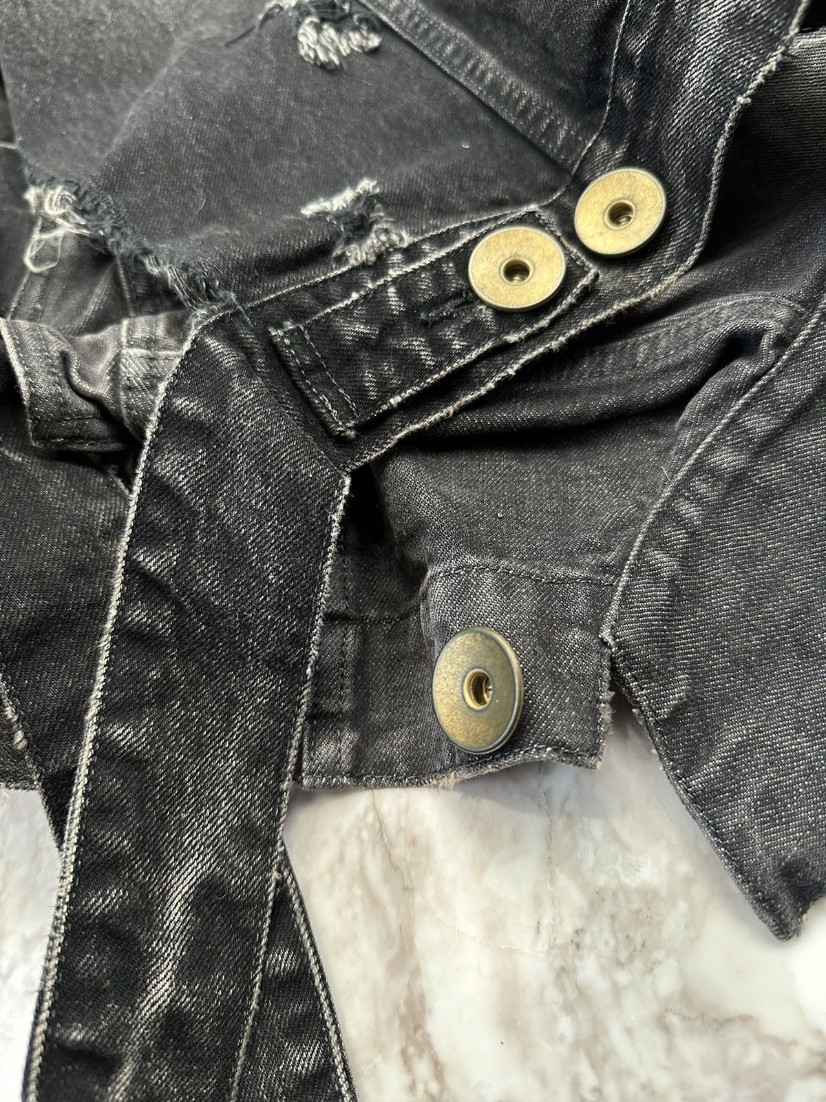 Maison MIHARA YASUHIRO 1400$ New Mihara Runway Reconstructed Layered Denim Jacket Size US M / EU 48-50 / 2 - 12 Thumbnail