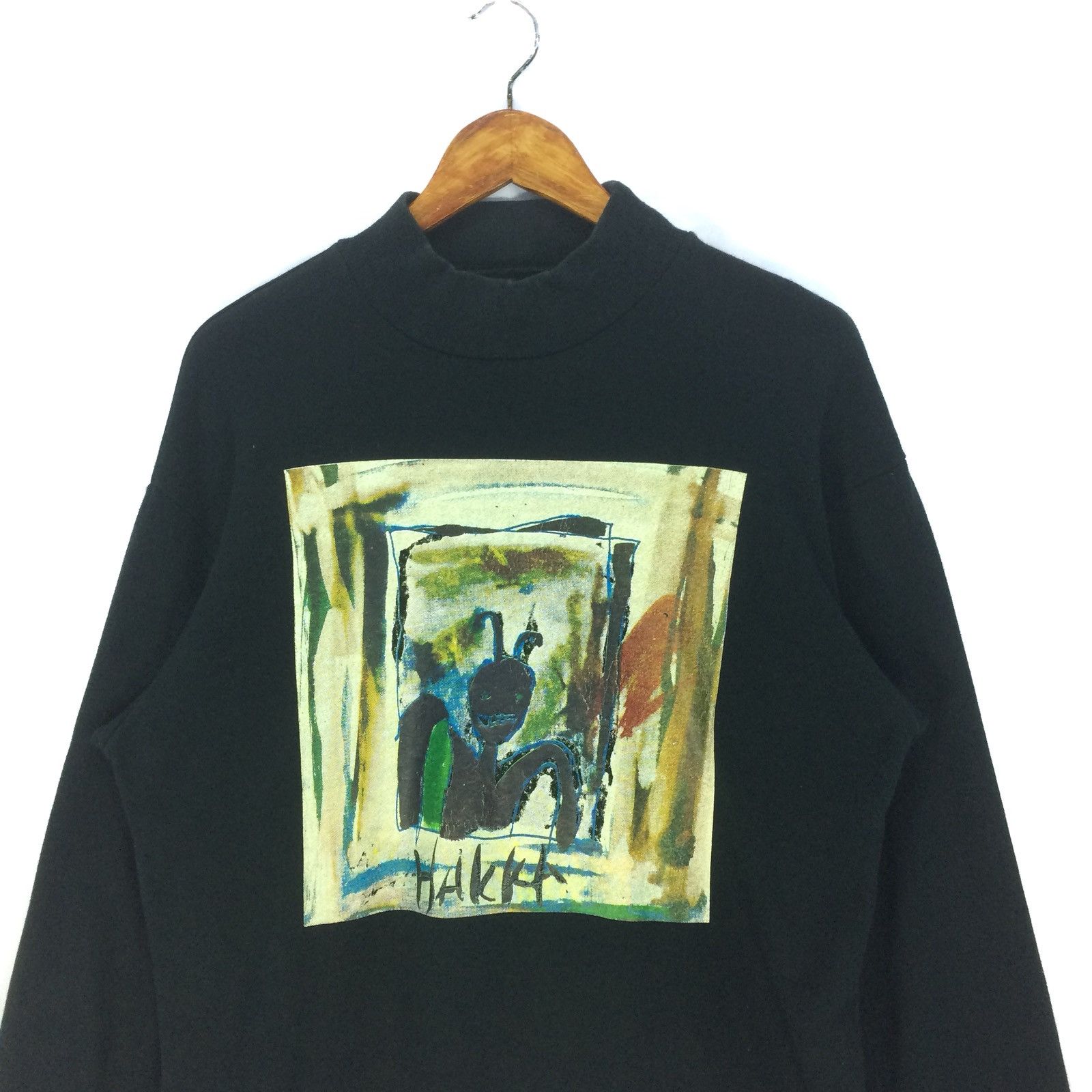 Designer Vintage Japanese Hakka Art sweatshirts Size US M / EU 48-50 / 2 - 2 Thumbnail
