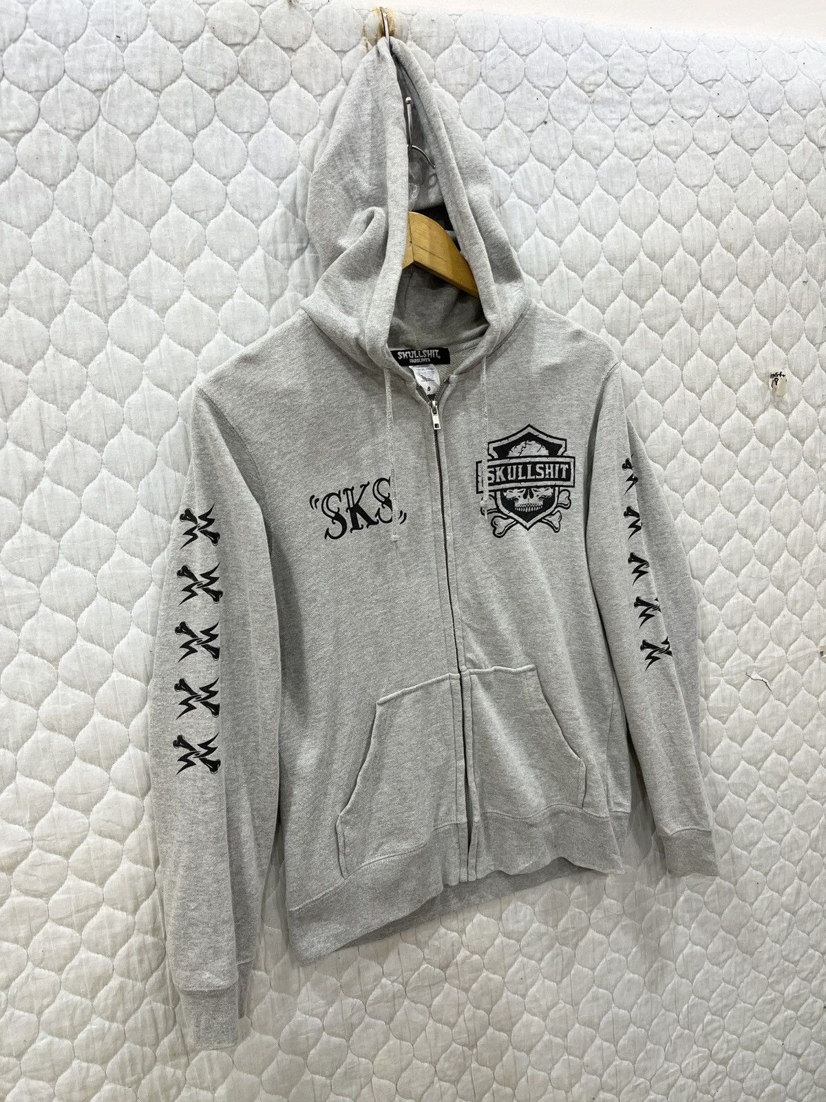 Seditionaries (Rrr). SKULL SHIT HYPEBEAST ZIPPER HOODIE SWEATER Size S / US 4 / IT 40 - 6 Thumbnail