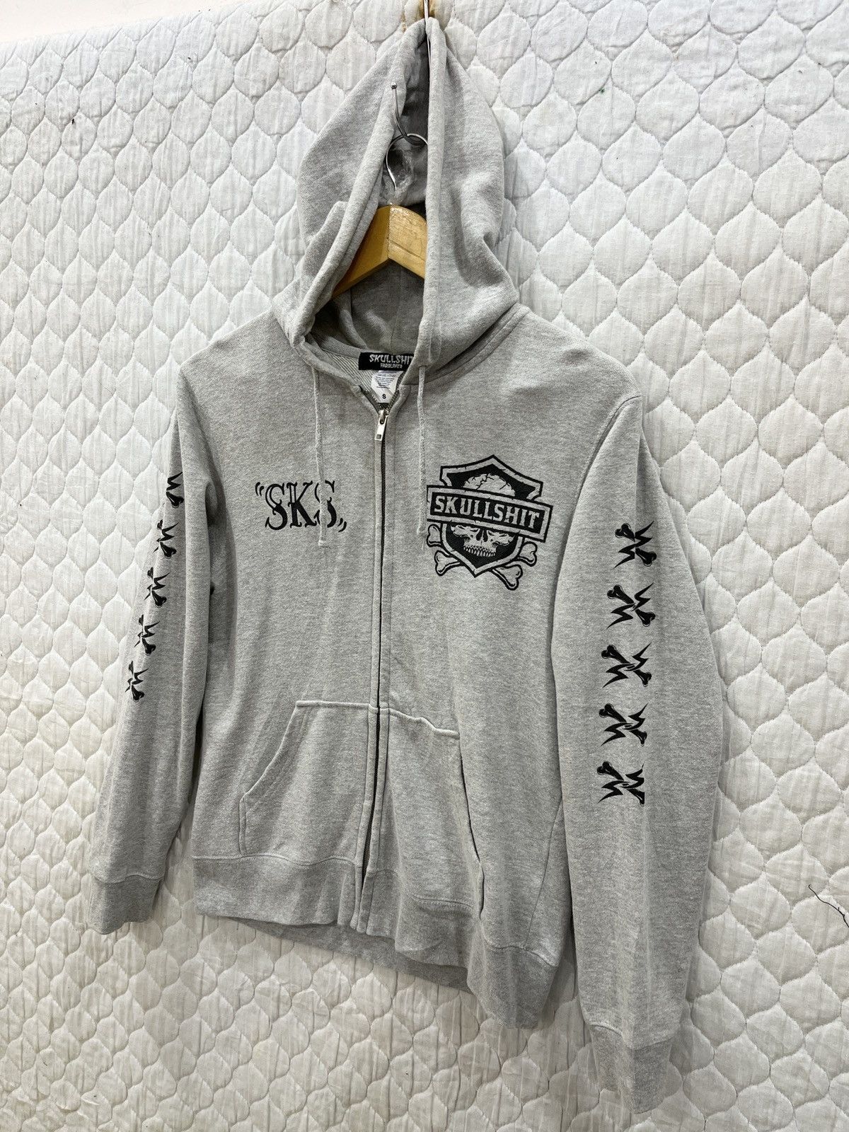 Seditionaries (Rrr). SKULL SHIT HYPEBEAST ZIPPER HOODIE SWEATER Size S / US 4 / IT 40 - 5 Thumbnail