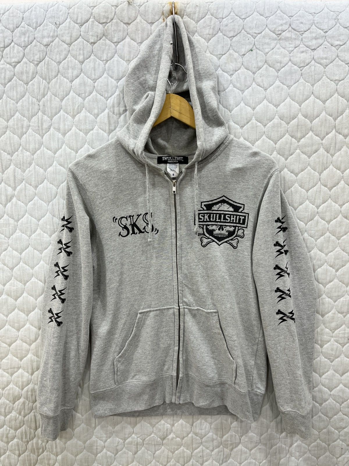 Seditionaries (Rrr). SKULL SHIT HYPEBEAST ZIPPER HOODIE SWEATER Size S / US 4 / IT 40 - 4 Thumbnail