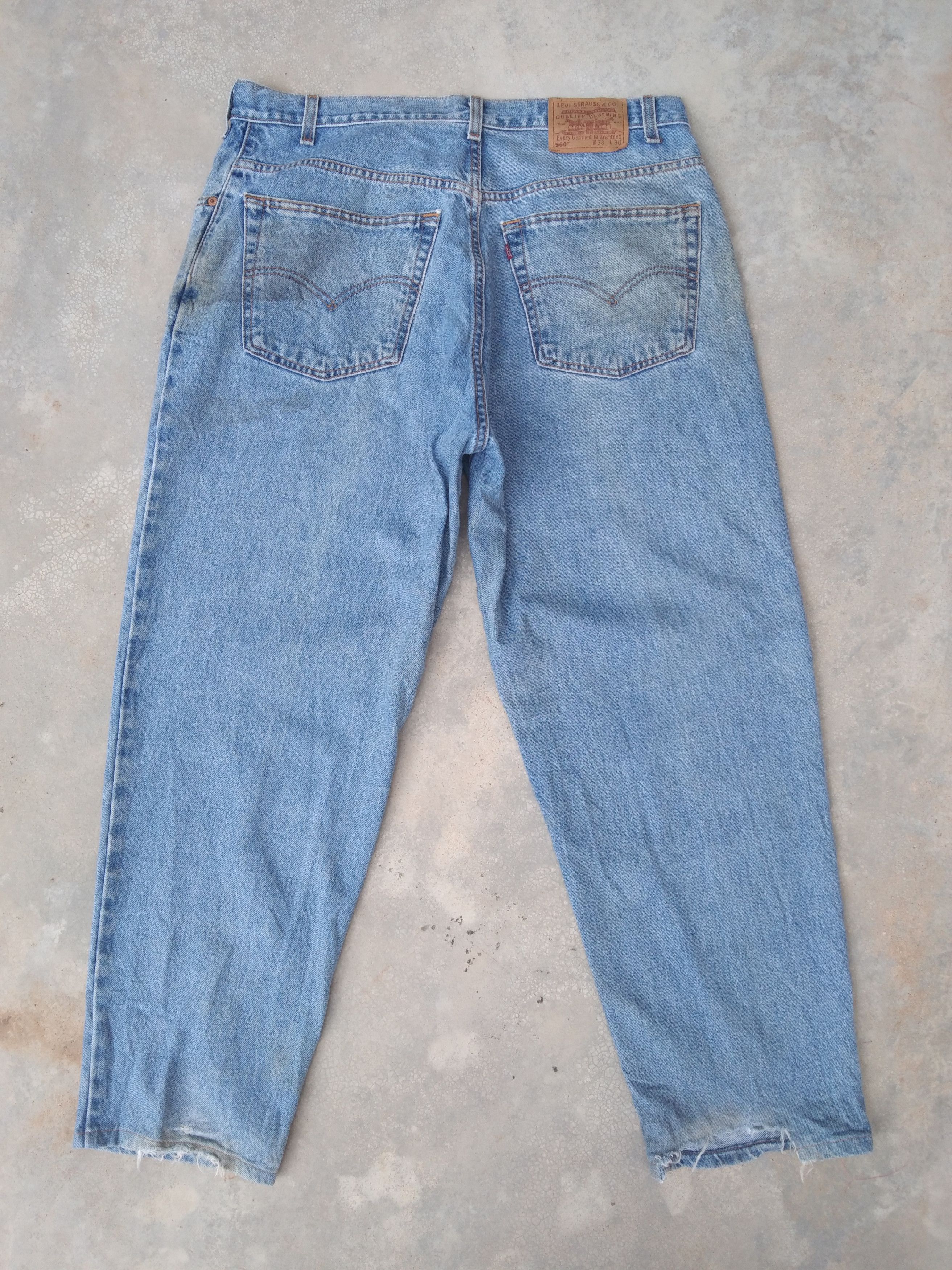 Levi's 90s Vintage Levi's Jeans 560 Loose Baggy Distressed Denim Size US 38 / EU 54 - 2 Thumbnail