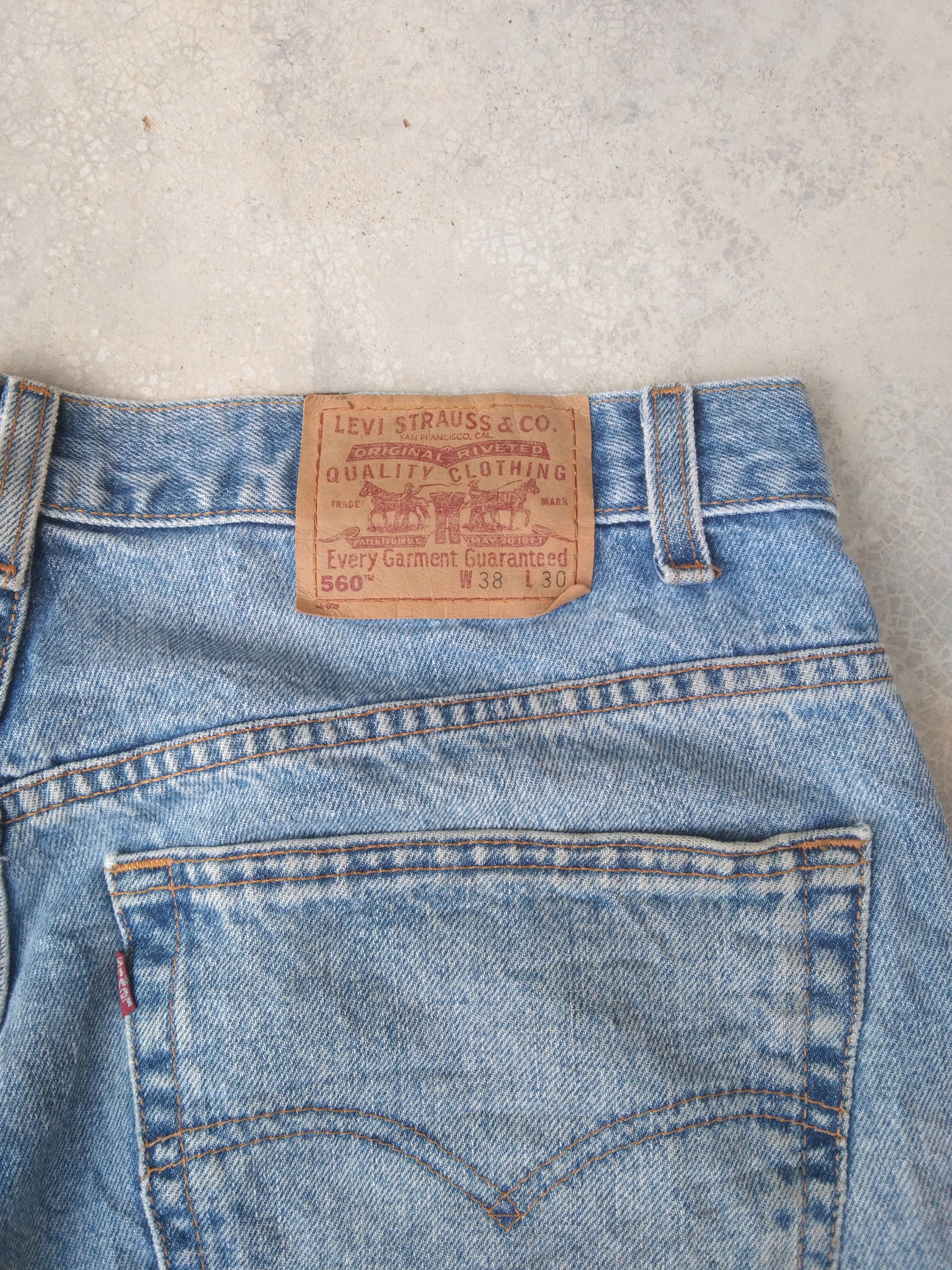 Levi's 90s Vintage Levi's Jeans 560 Loose Baggy Distressed Denim Size US 38 / EU 54 - 5 Thumbnail