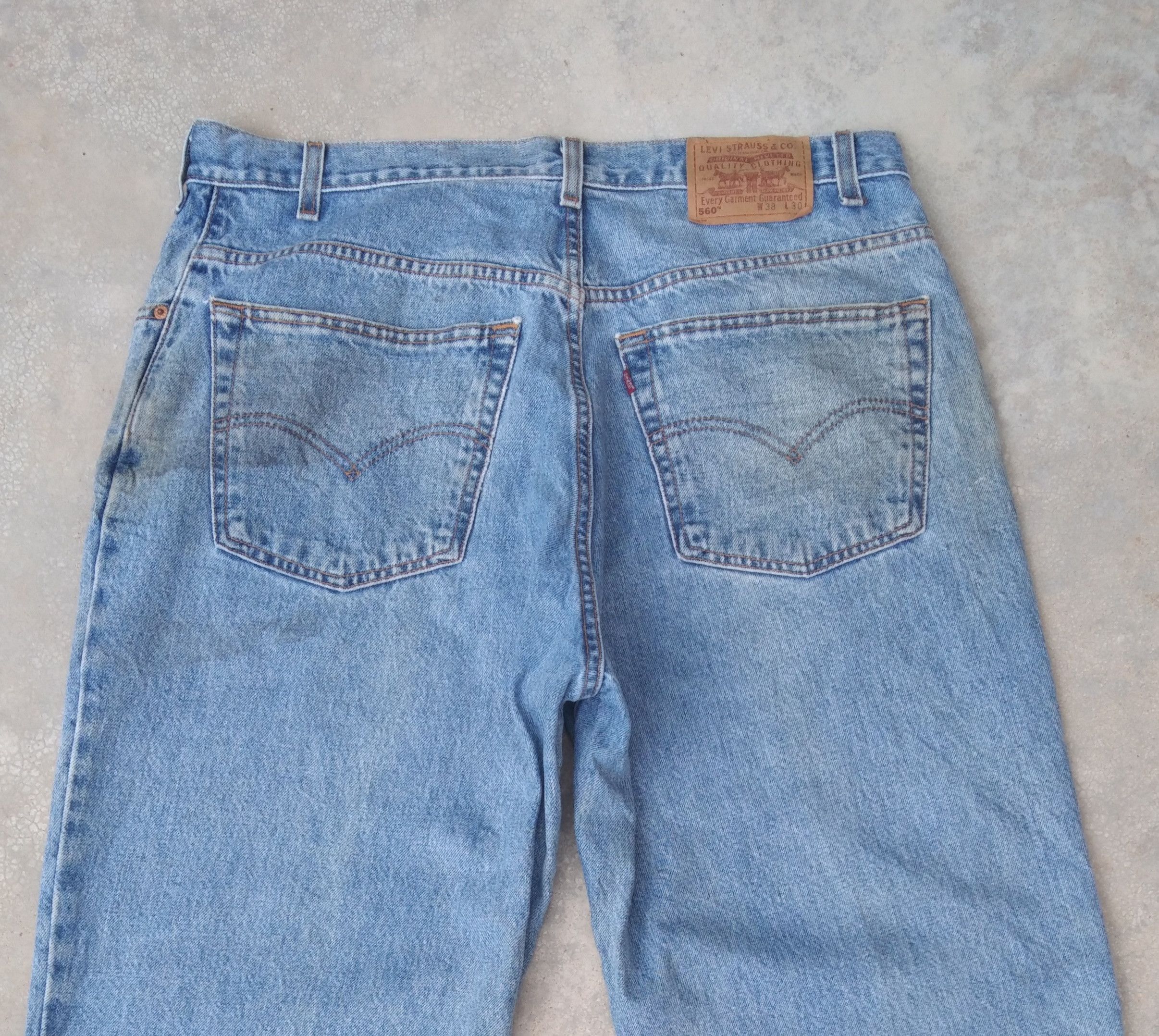 Levi's 90s Vintage Levi's Jeans 560 Loose Baggy Distressed Denim Size US 38 / EU 54 - 4 Thumbnail