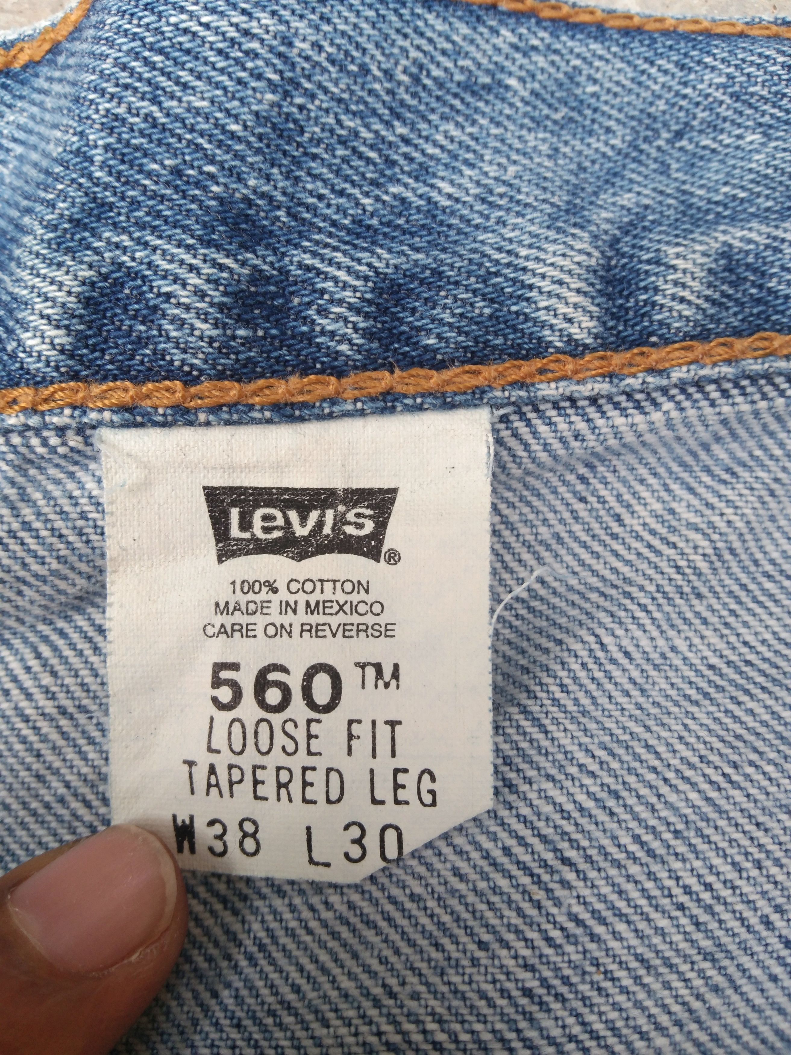 Levi's 90s Vintage Levi's Jeans 560 Loose Baggy Distressed Denim Size US 38 / EU 54 - 9 Thumbnail