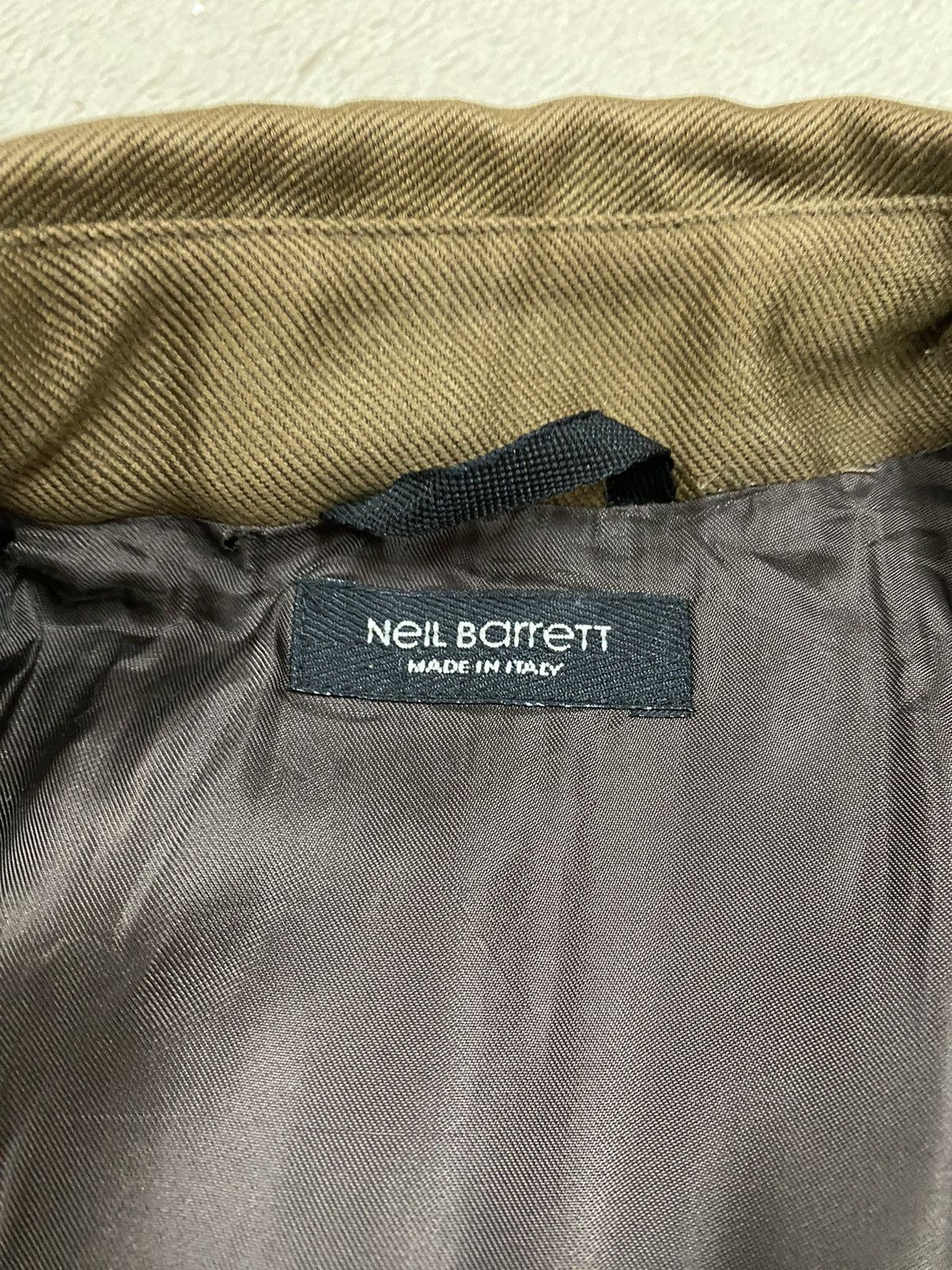 Neil Barrett Authentic🔥Neil Barrett Cotton Bikers Jacket Double Breasted Size US M / EU 48-50 / 2 - 15 Thumbnail