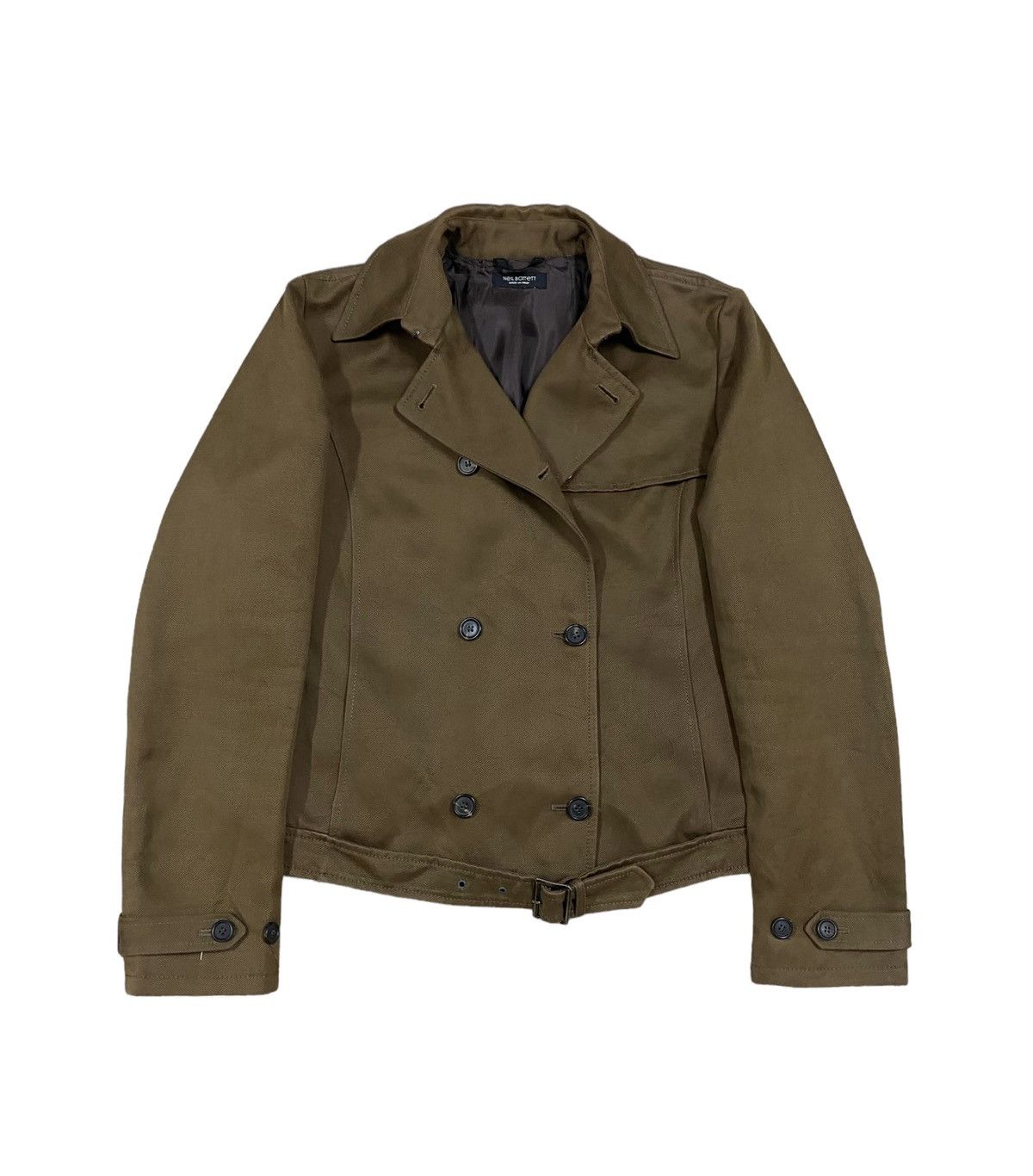 Neil Barrett Authentic🔥Neil Barrett Cotton Bikers Jacket Double Breasted Size US M / EU 48-50 / 2 - 2 Thumbnail