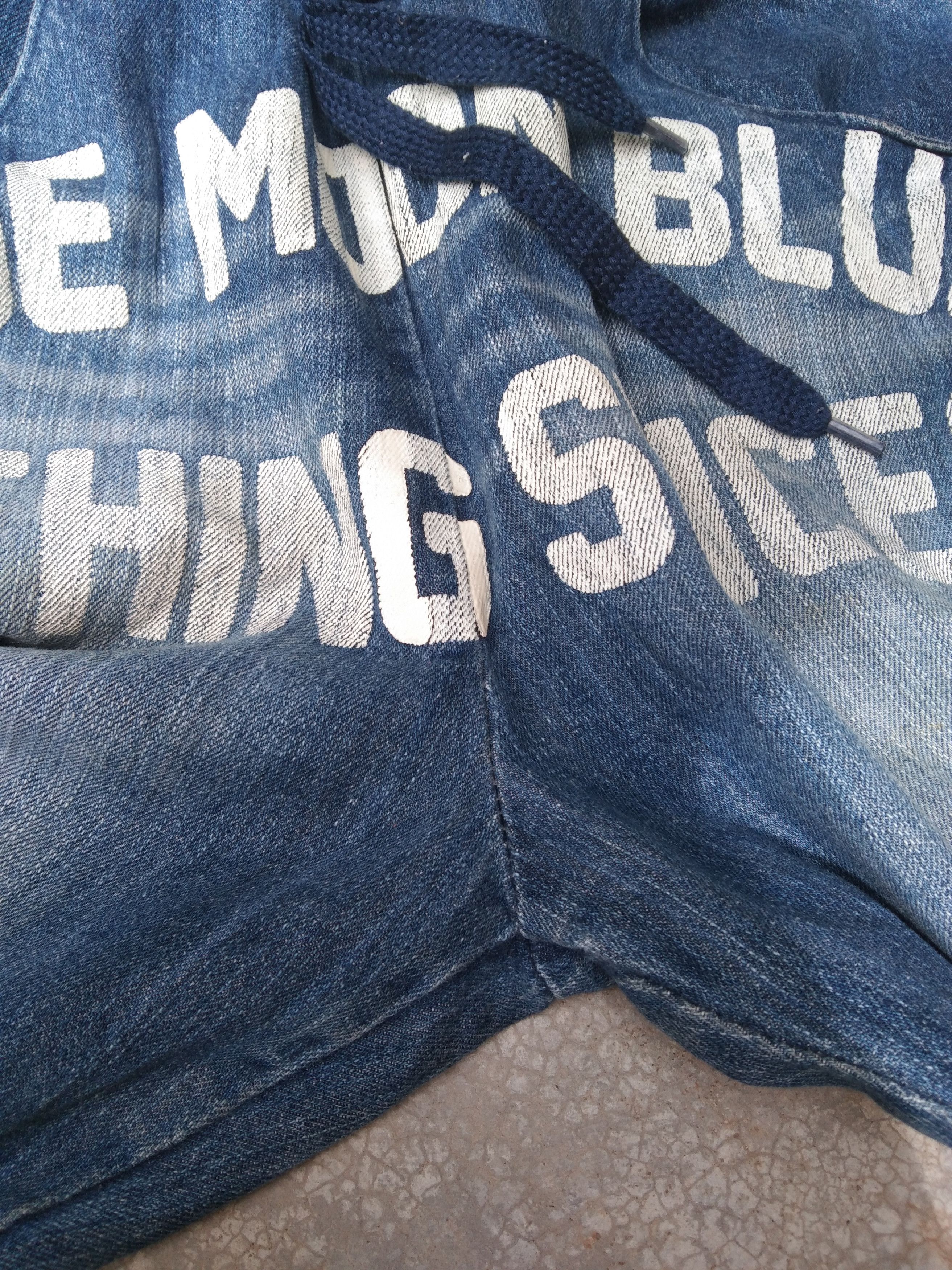 Japanese Brand Vintage Retro Japanese Brand Blue Moon Blue Sweat Pants Size US 28 / EU 44 - 4 Thumbnail
