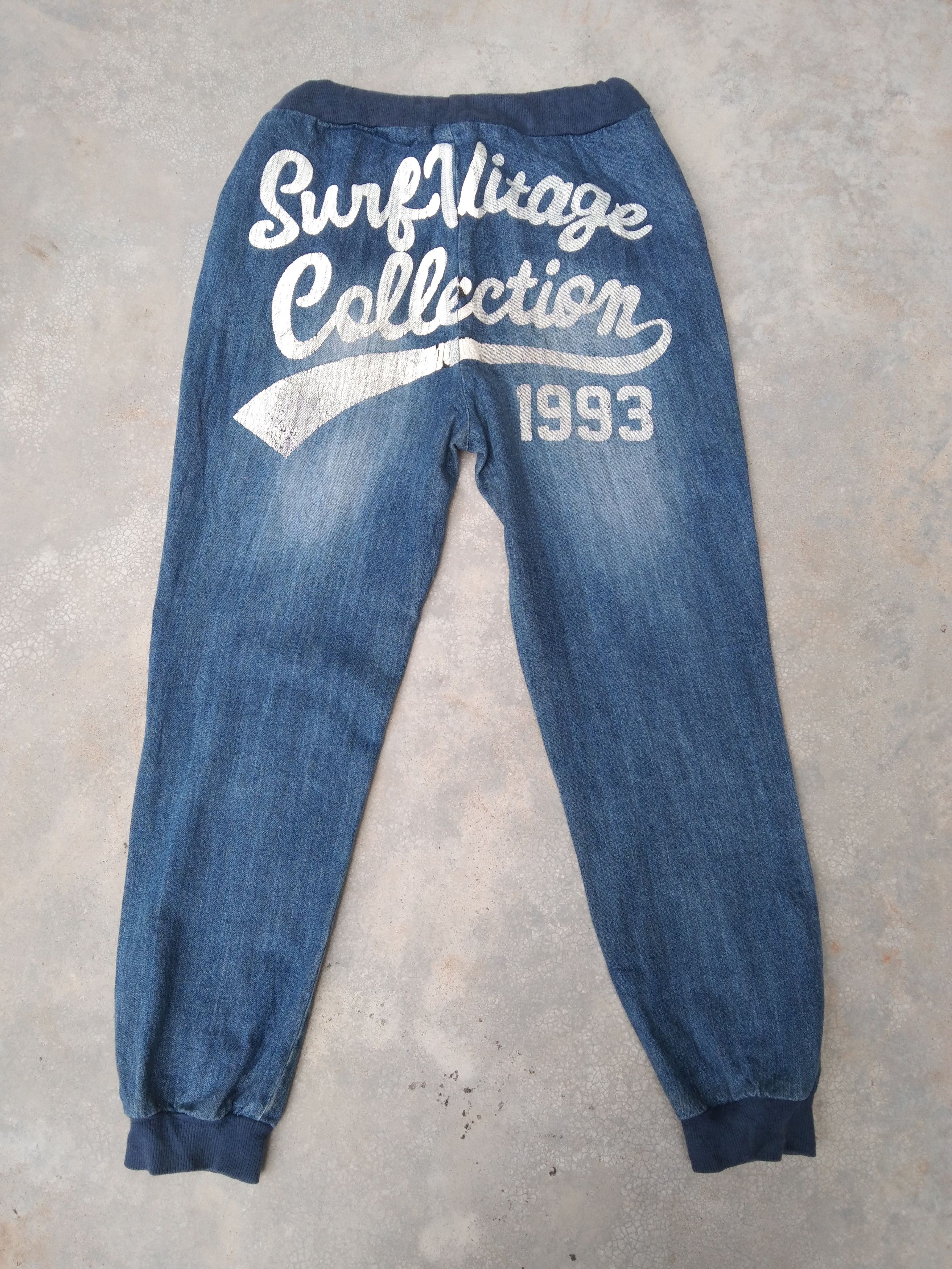 Japanese Brand Vintage Retro Japanese Brand Blue Moon Blue Sweat Pants Size US 28 / EU 44 - 2 Thumbnail