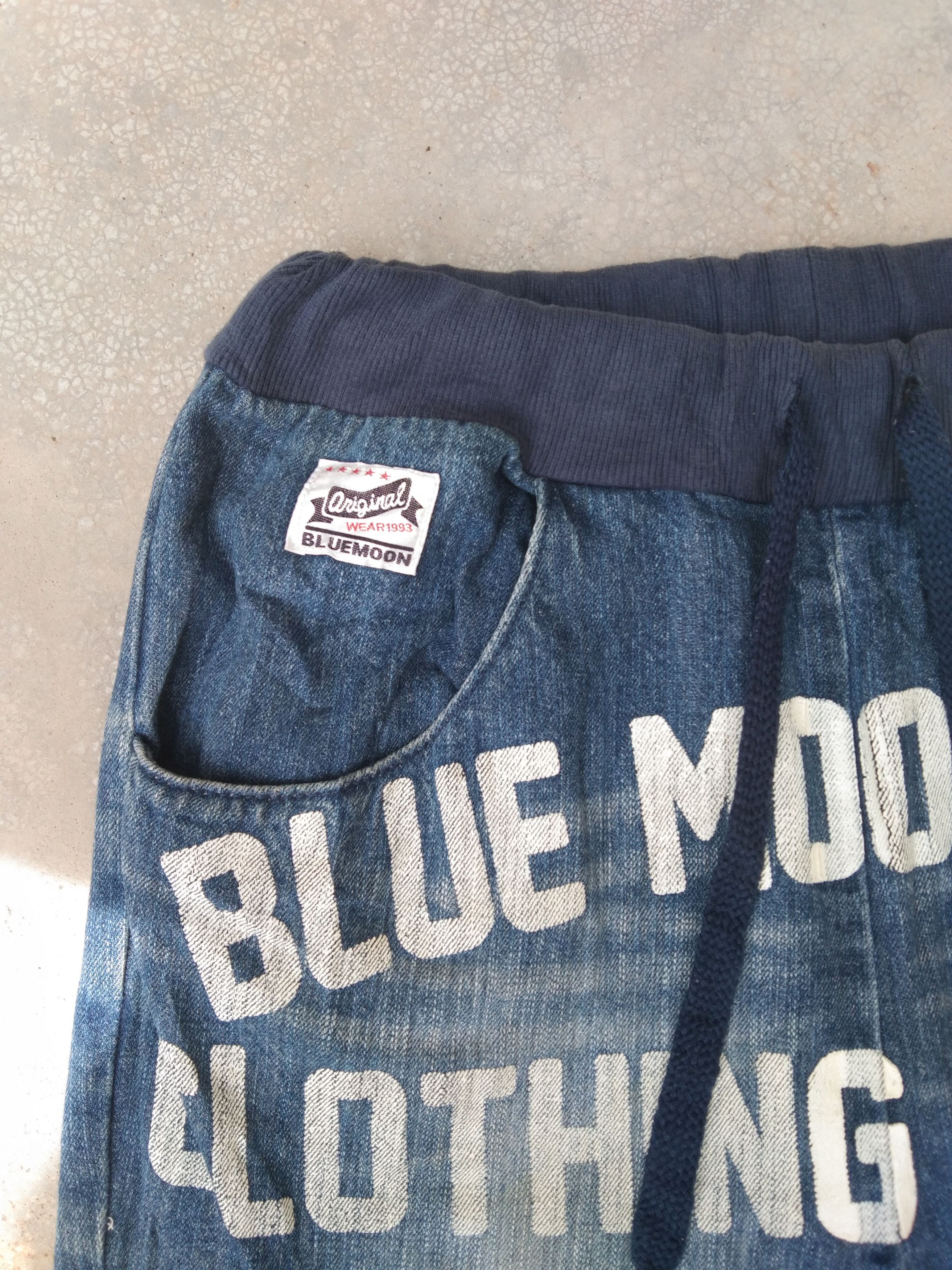 Japanese Brand Vintage Retro Japanese Brand Blue Moon Blue Sweat Pants Size US 28 / EU 44 - 6 Thumbnail