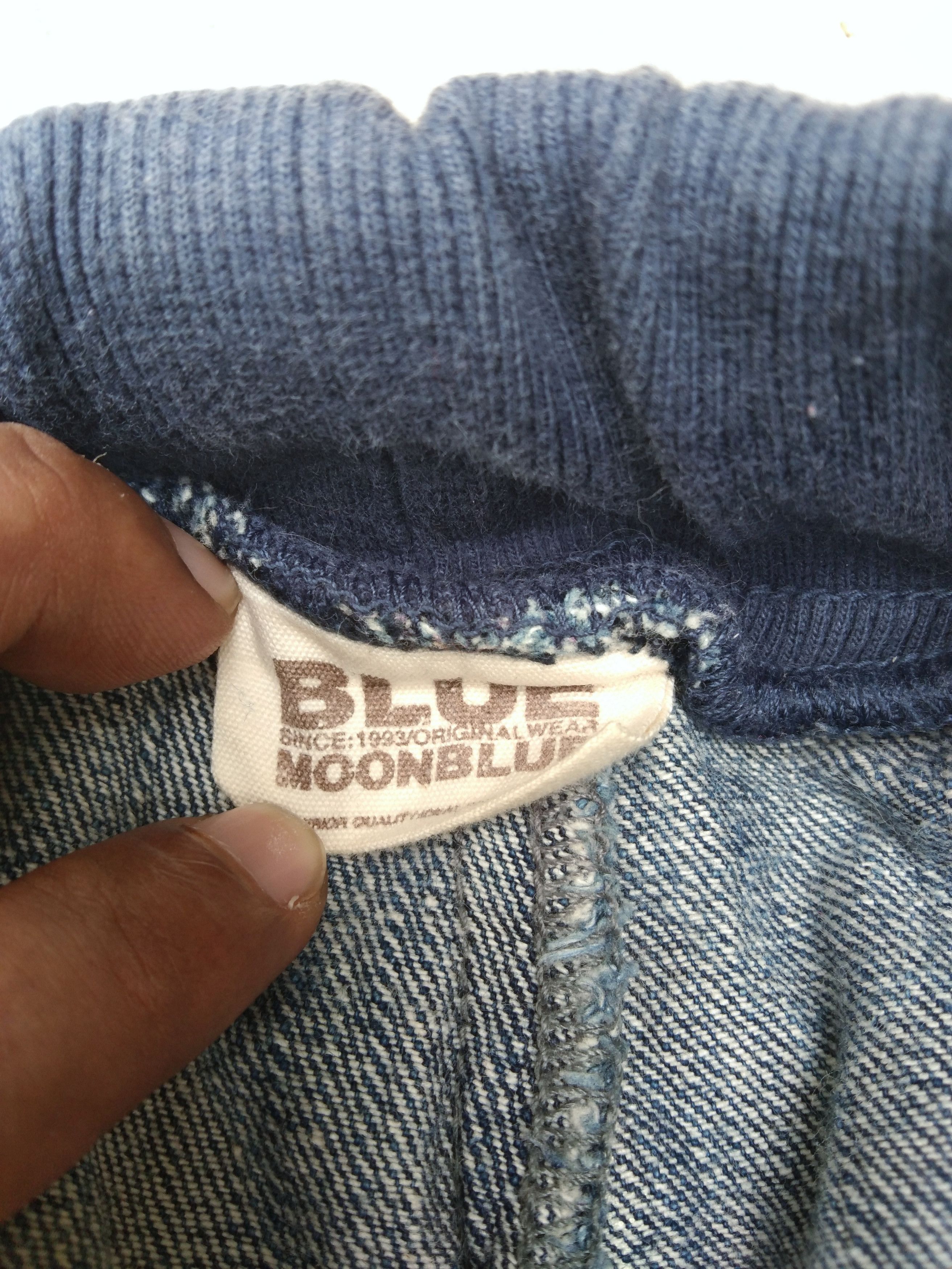 Japanese Brand Vintage Retro Japanese Brand Blue Moon Blue Sweat Pants Size US 28 / EU 44 - 7 Thumbnail