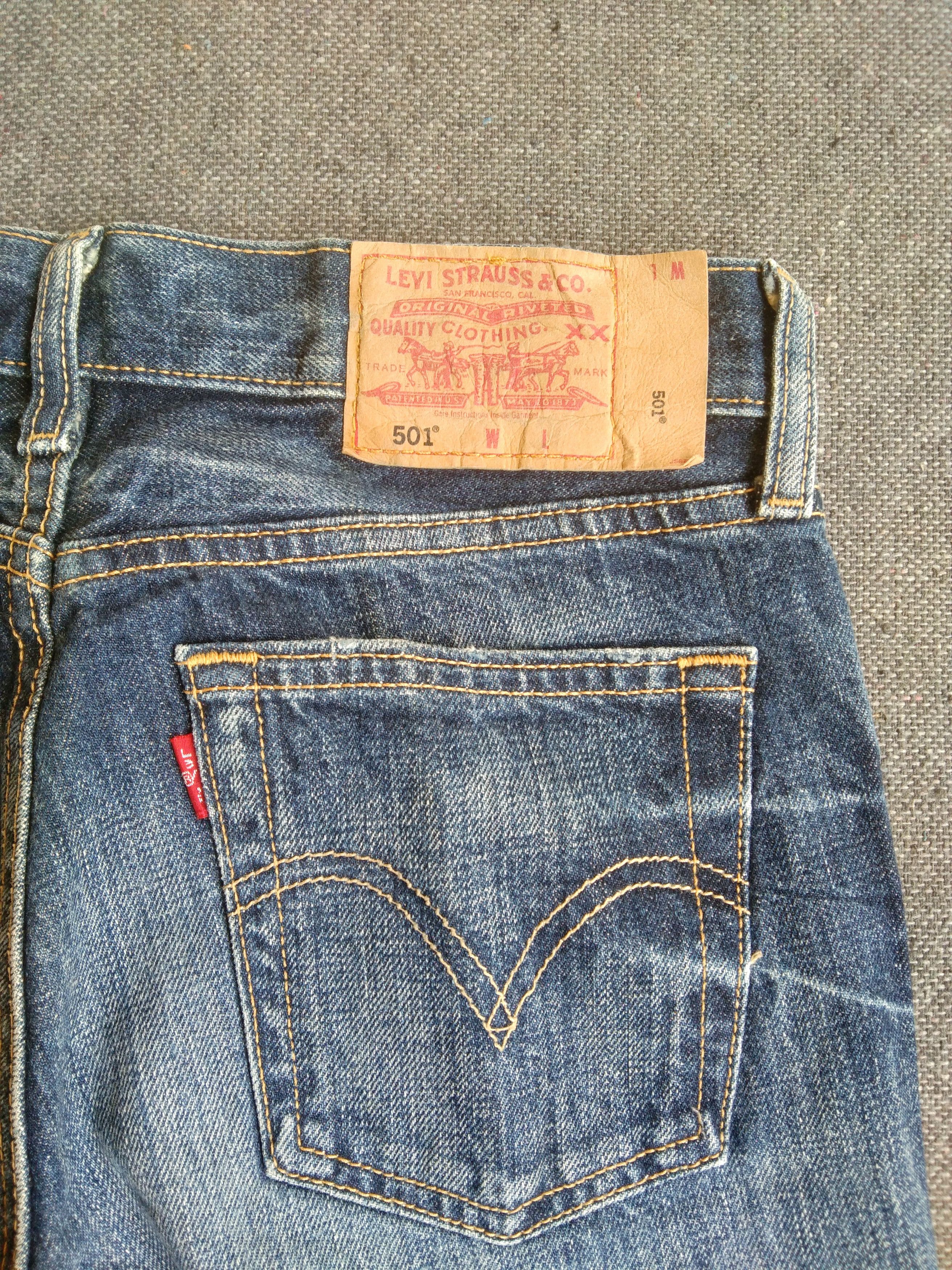Levi's Vintage Levi's 501 Released Hem Distressed Jeans 28x29 Size US 28 / EU 44 - 3 Thumbnail