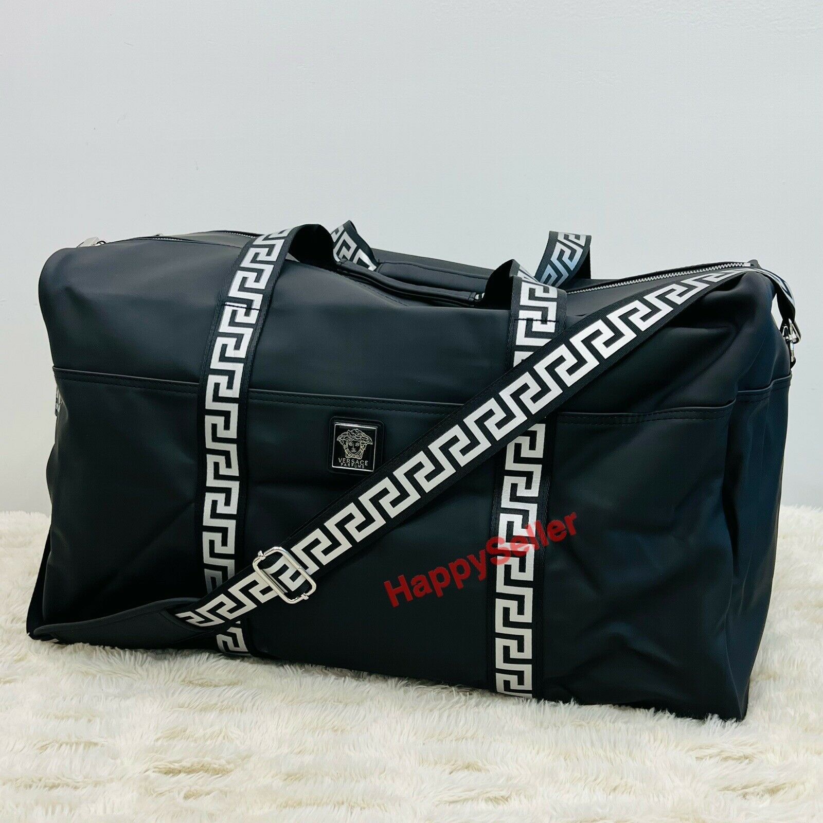 Designer Streetwear Versace Versace Duffel Bag Gym Weekender Traveler Bag Luggage NEW Grailed