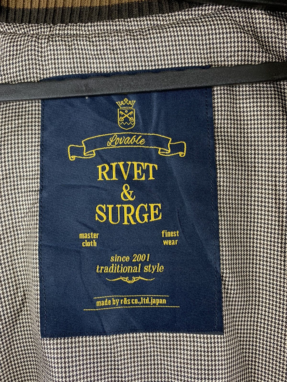 Japanese Brand Rivet & Surge Cofee Varsity Jacket Size US XXL / EU 58 / 5 - 18 Thumbnail