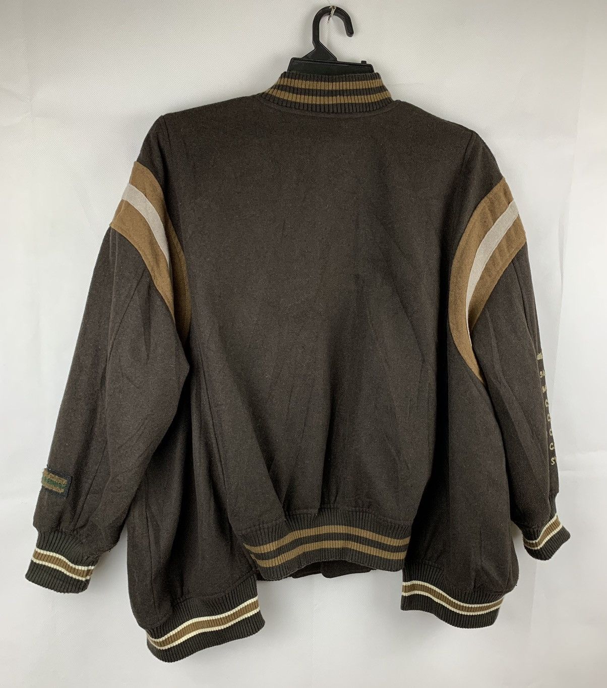 Japanese Brand Rivet & Surge Cofee Varsity Jacket Size US XXL / EU 58 / 5 - 6 Thumbnail