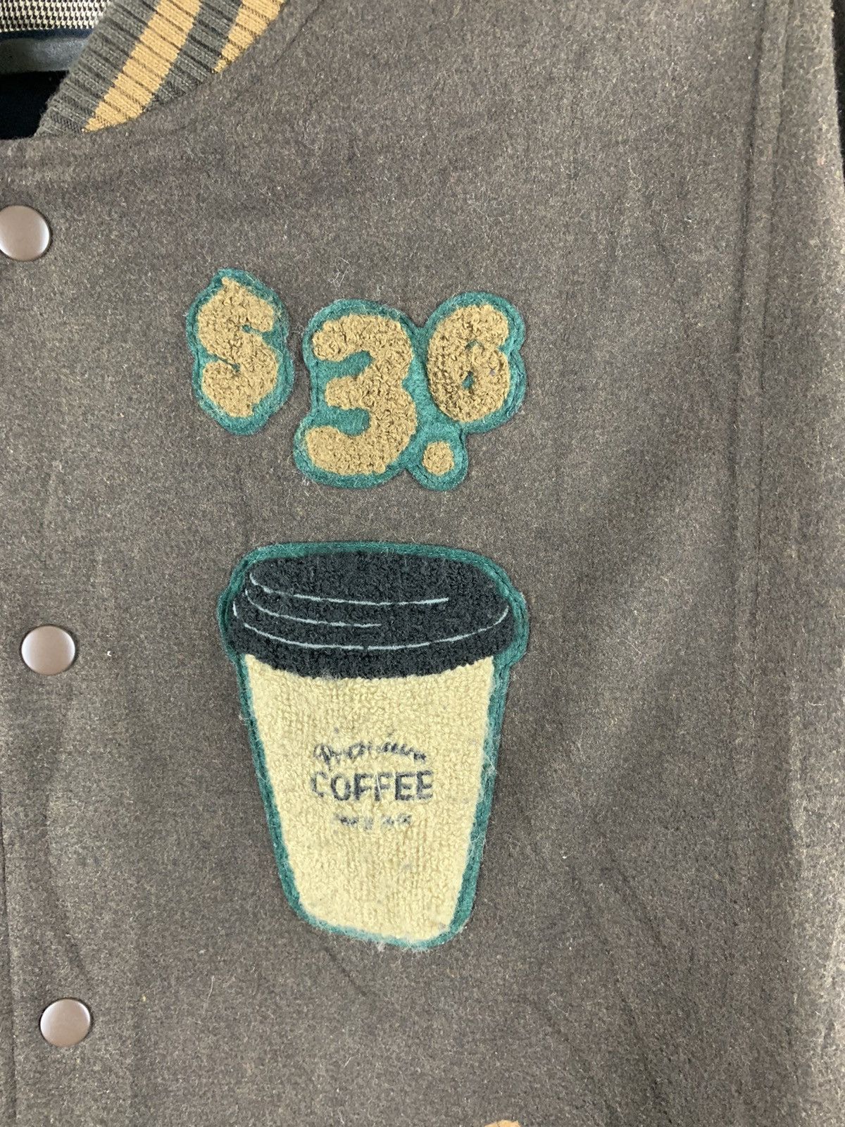 Japanese Brand Rivet & Surge Cofee Varsity Jacket Size US XXL / EU 58 / 5 - 11 Thumbnail