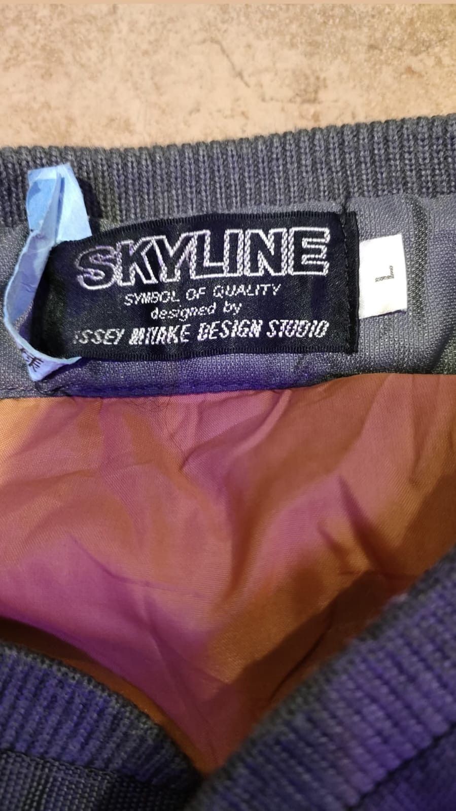 Issey Miyake Issey Miyake Bomber jacket Skyline 80S Size US L / EU 52-54 / 3 - 3 Thumbnail