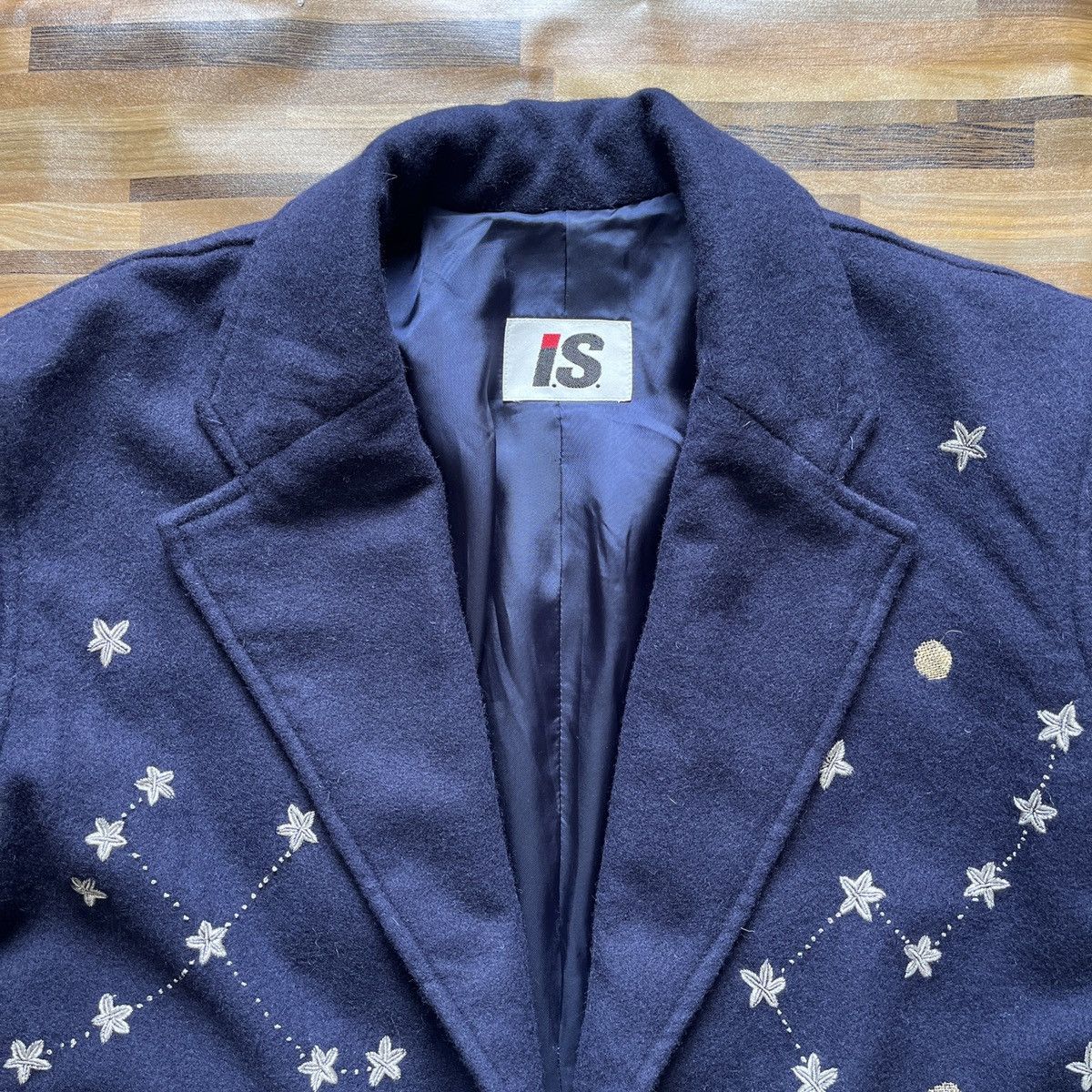 Issey Miyake × Vintage RARE VINTAGE ISSEY MIYAKE EMBROIDERED ZODIAC STARS BLAZER Size US M / EU 48-50 / 2 - 6 Thumbnail