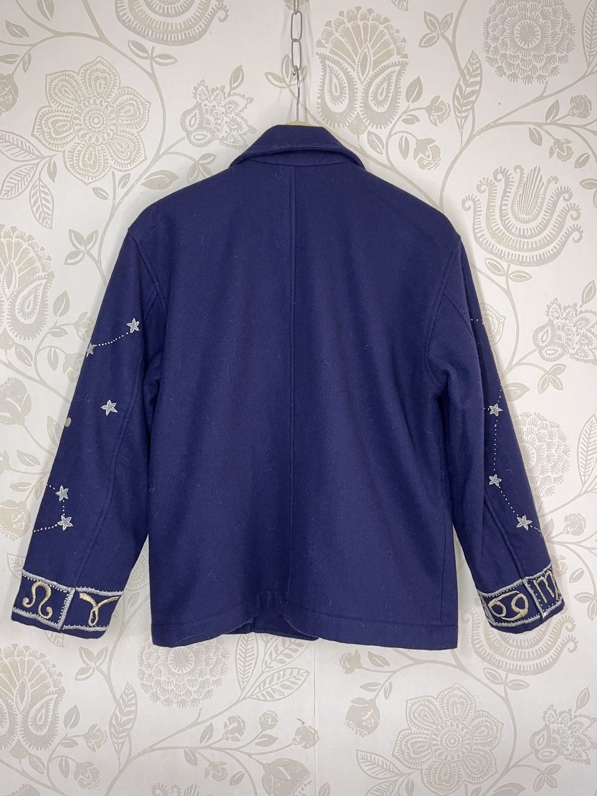 Issey Miyake × Vintage RARE VINTAGE ISSEY MIYAKE EMBROIDERED ZODIAC STARS BLAZER Size US M / EU 48-50 / 2 - 3 Thumbnail